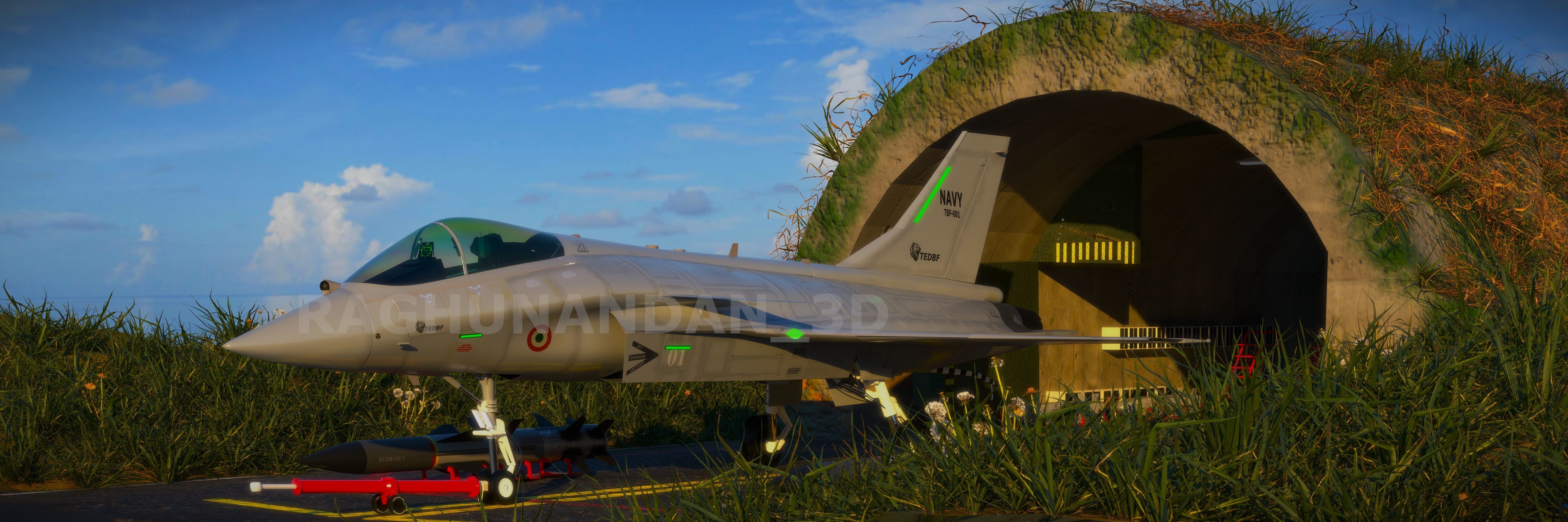 Fighter jet concept  Free 3D model_2