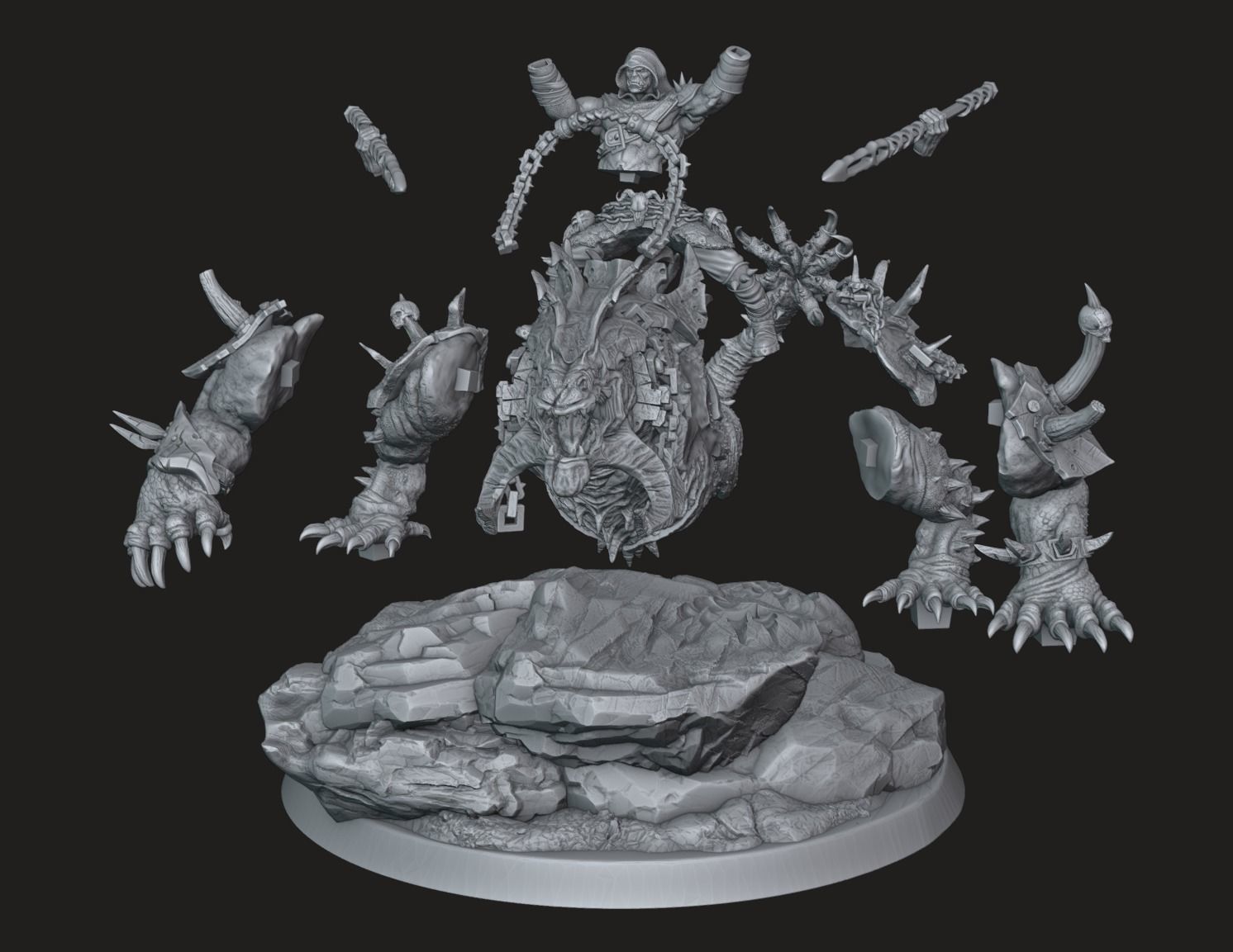 Orc for 3D printing 3D print model_4