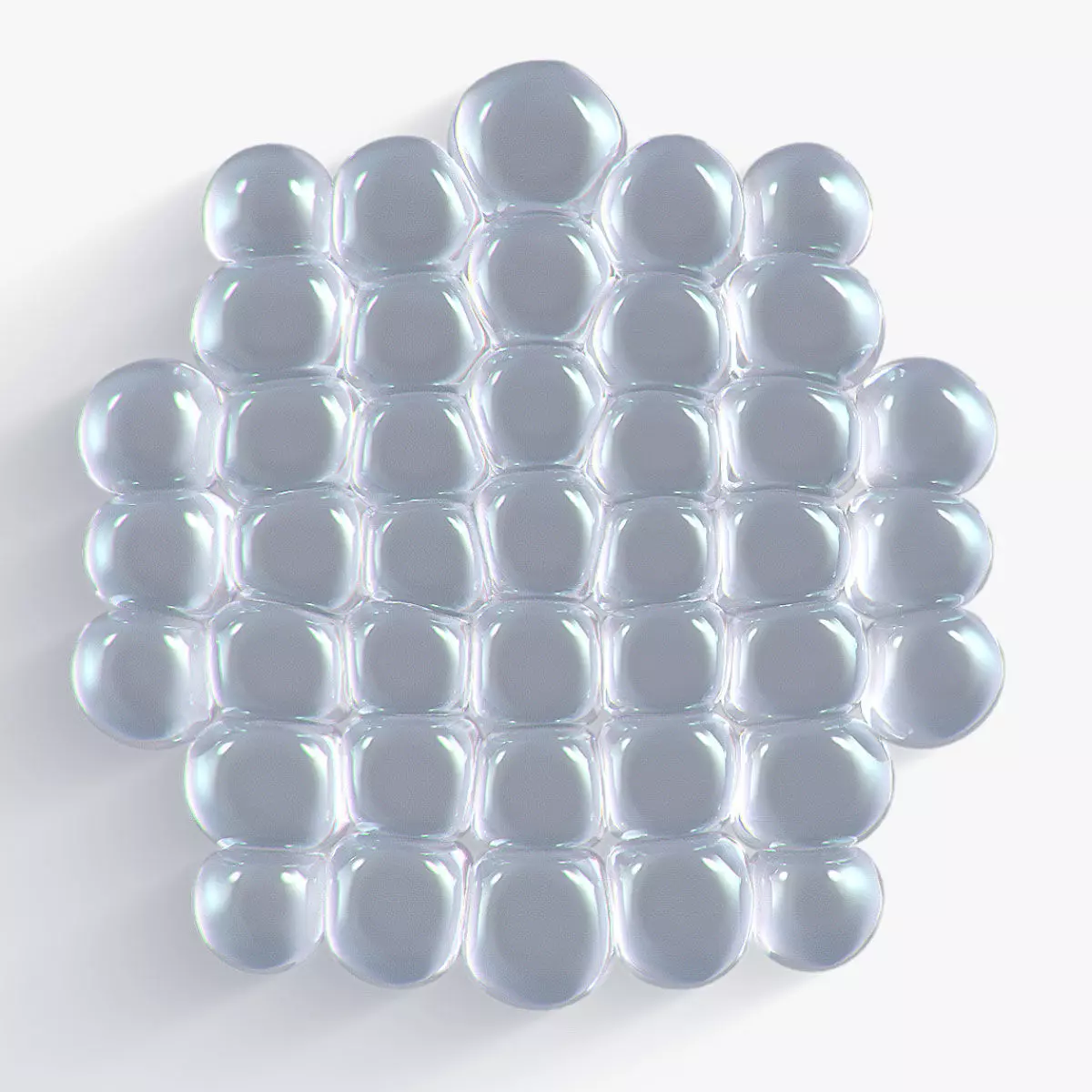 Soft Bubbles Compressed 3D model