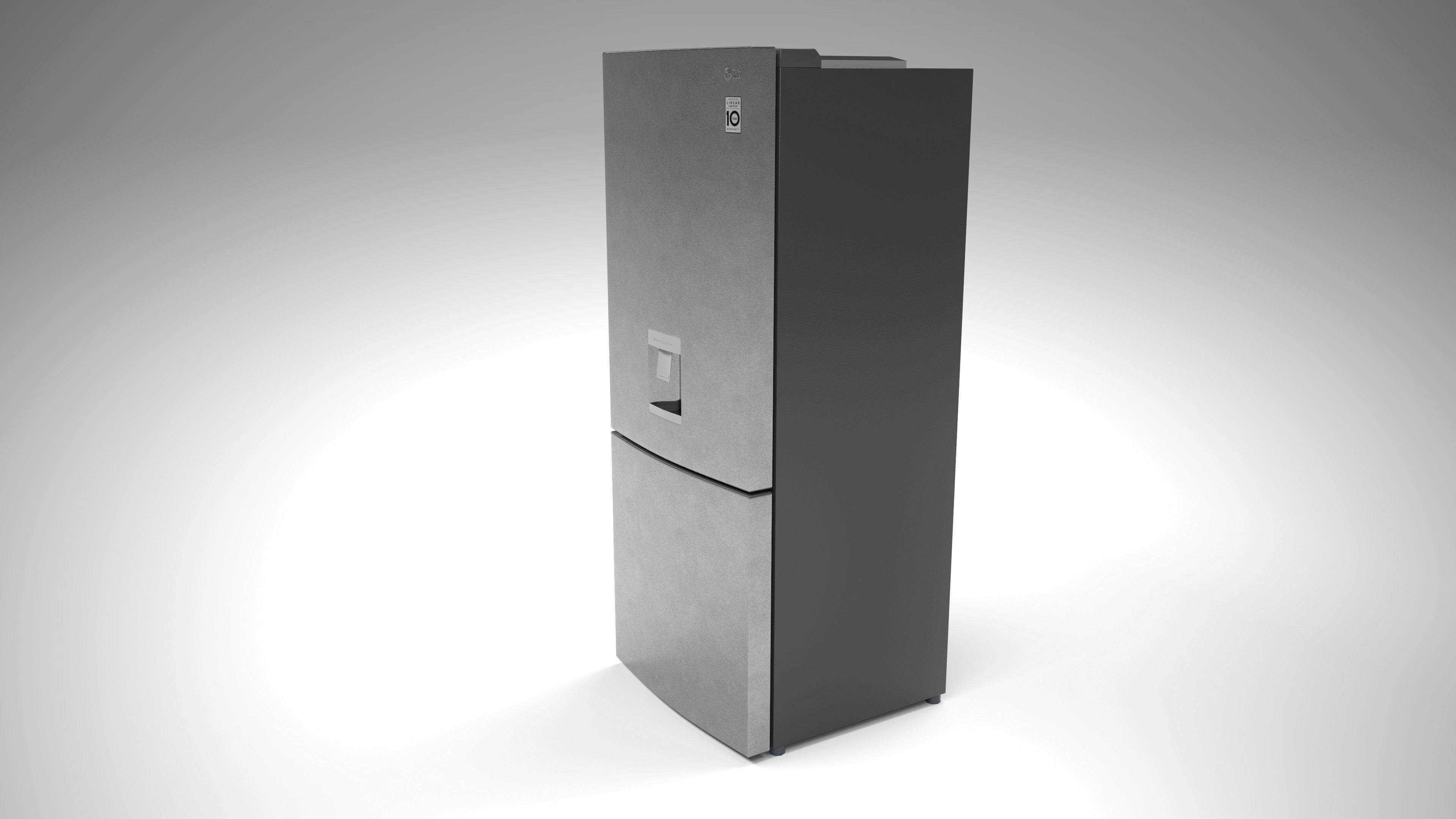 LG Fridge - LB41WPP Low-poly 3D model_2