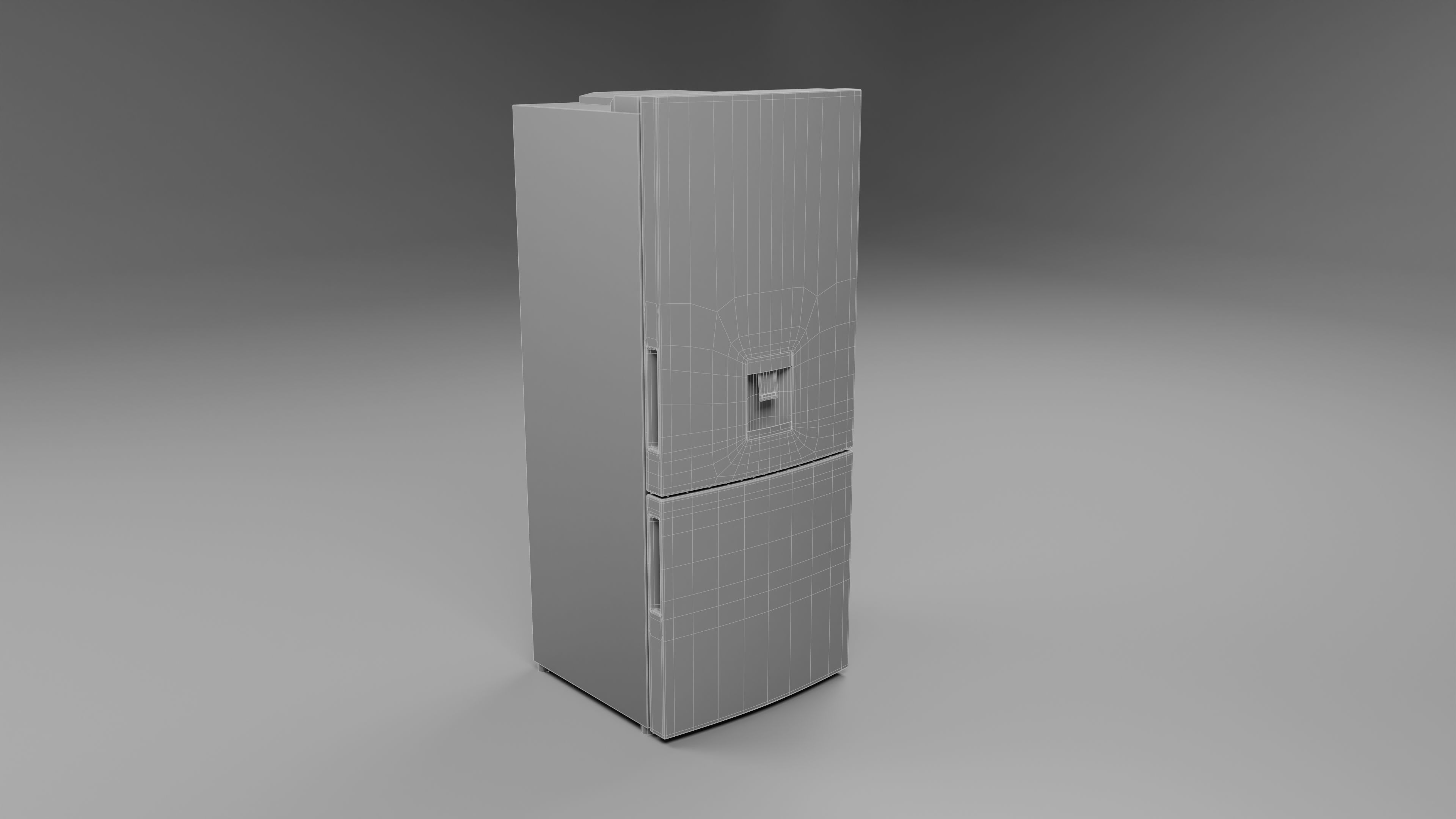 LG Fridge - LB41WPP Low-poly 3D model_8