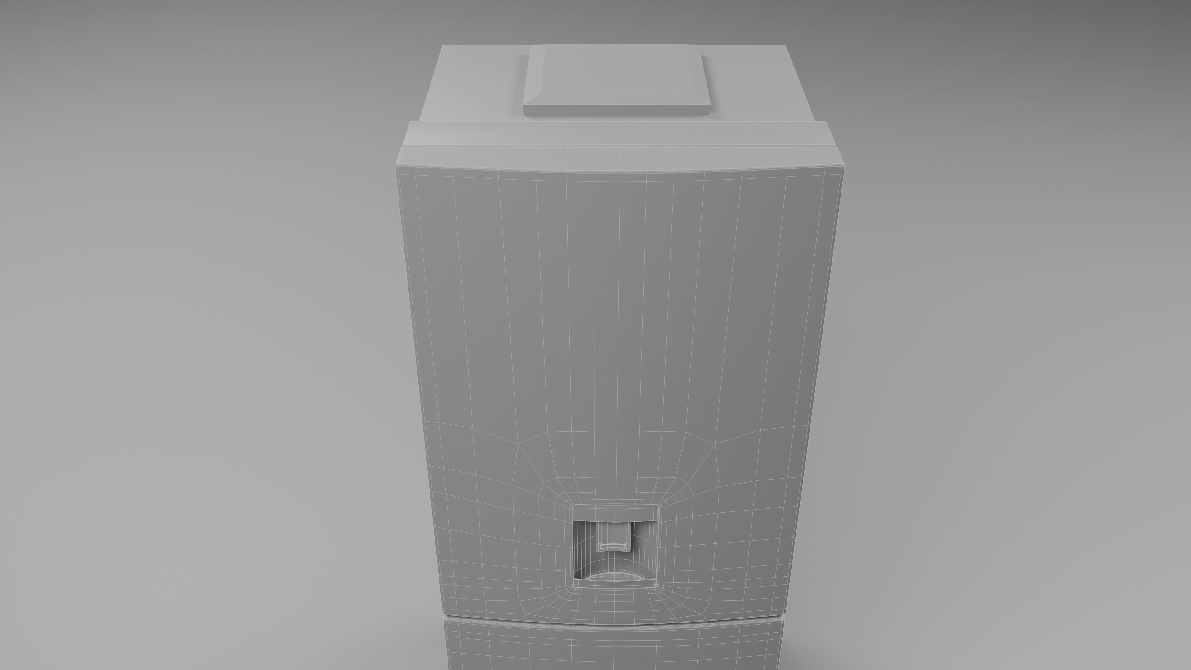 LG Fridge - LB41WPP Low-poly 3D model_10