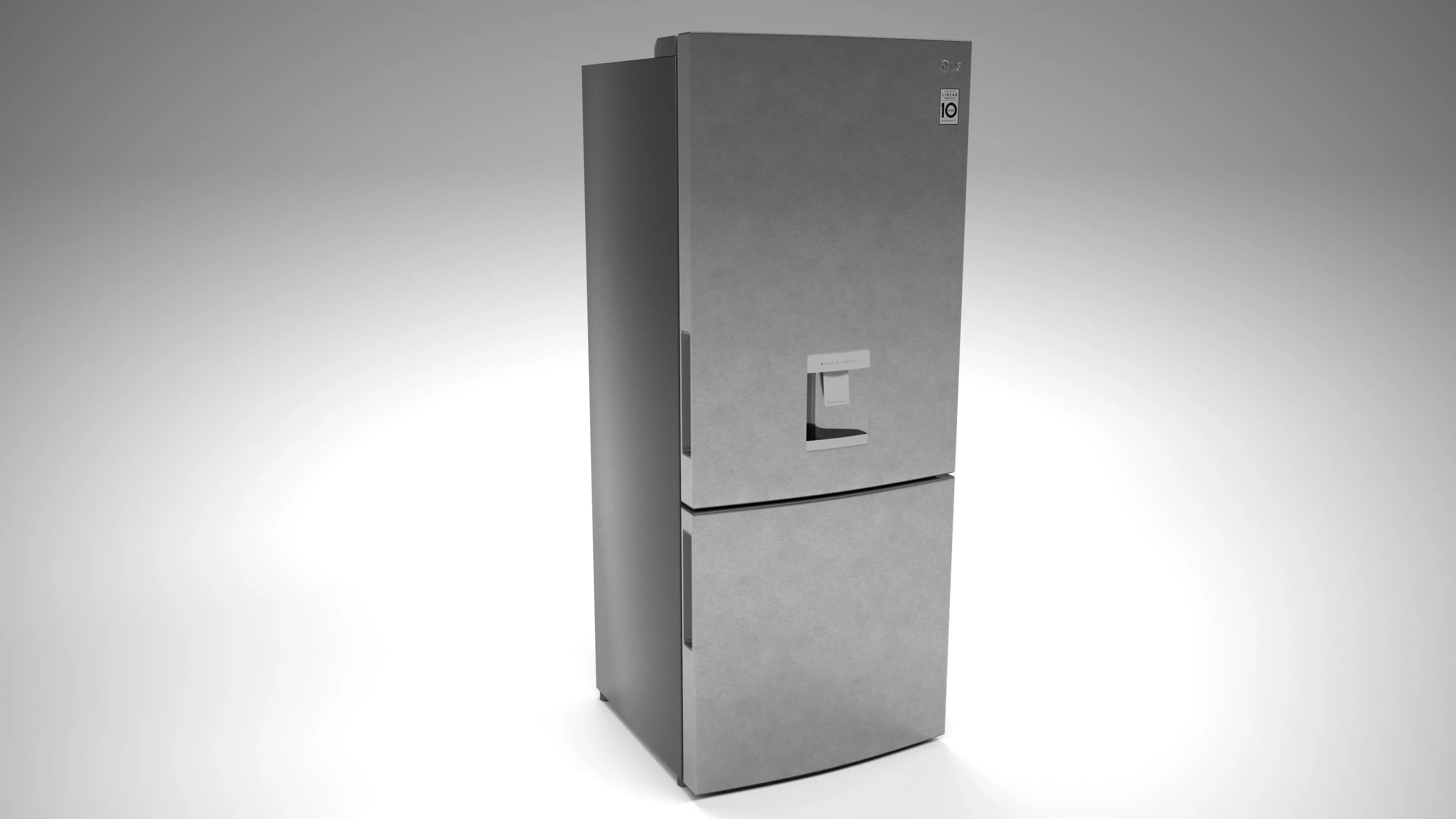 LG Fridge - LB41WPP Low-poly 3D model_0