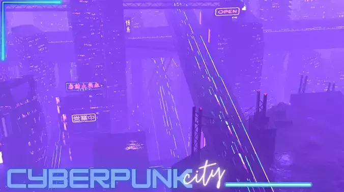 Cyberpunk city