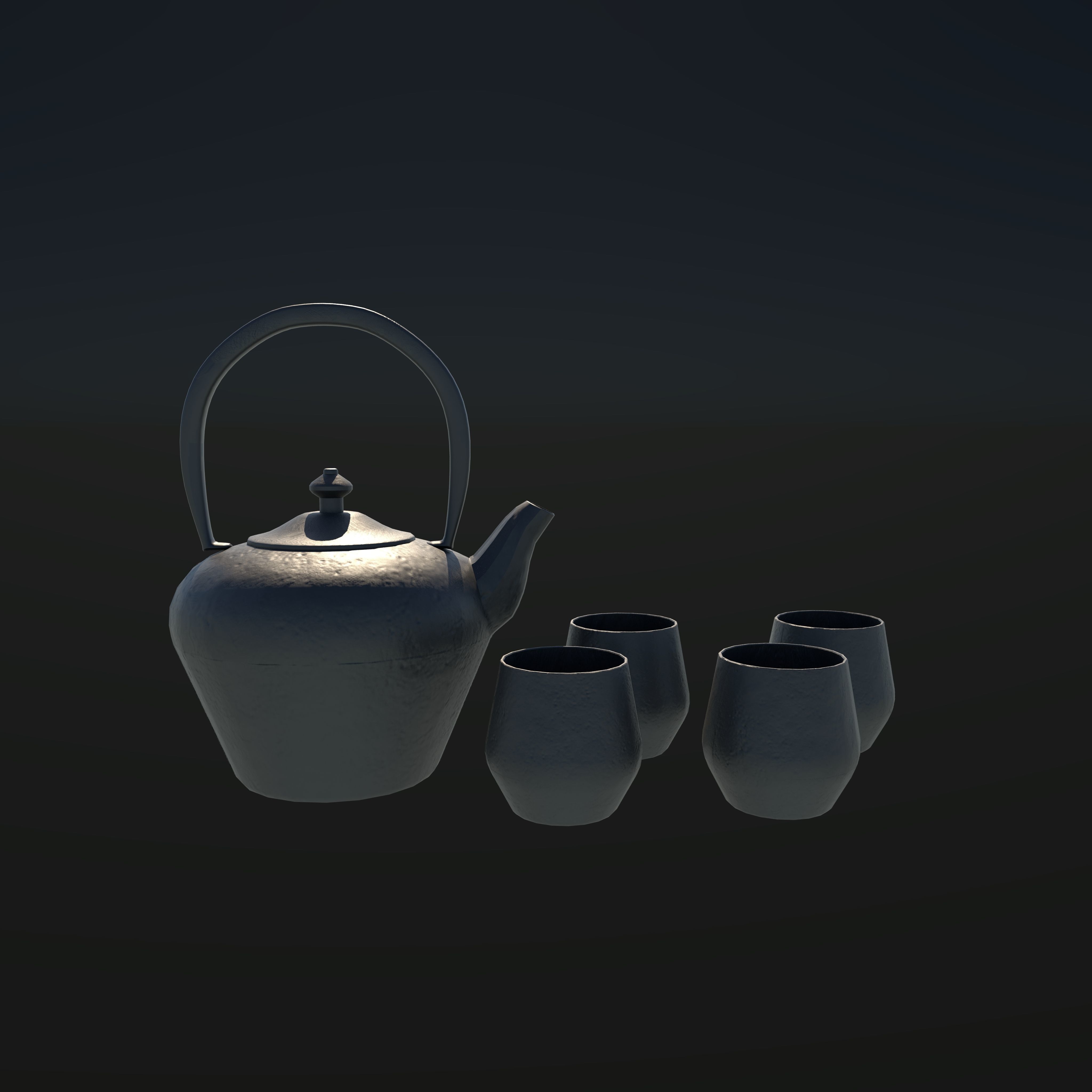 Kettle Pot Tea 3D model_1