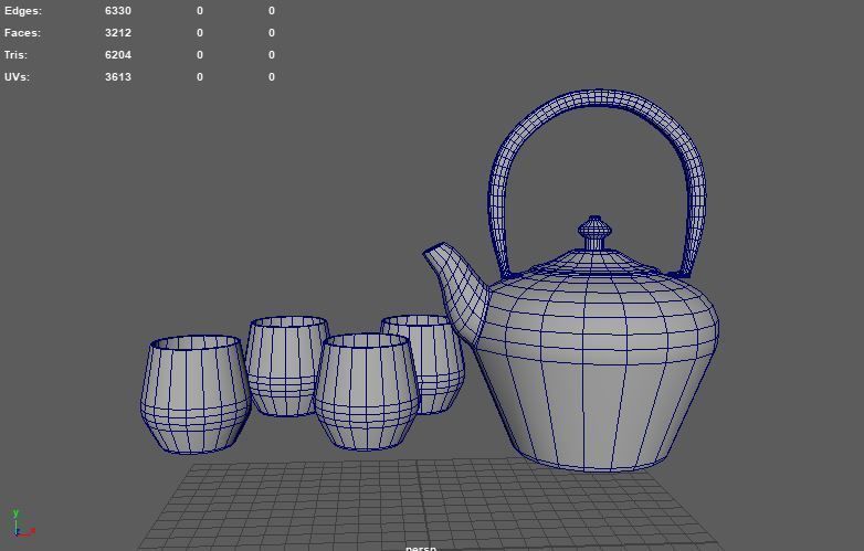 Kettle Pot Tea 3D model_9