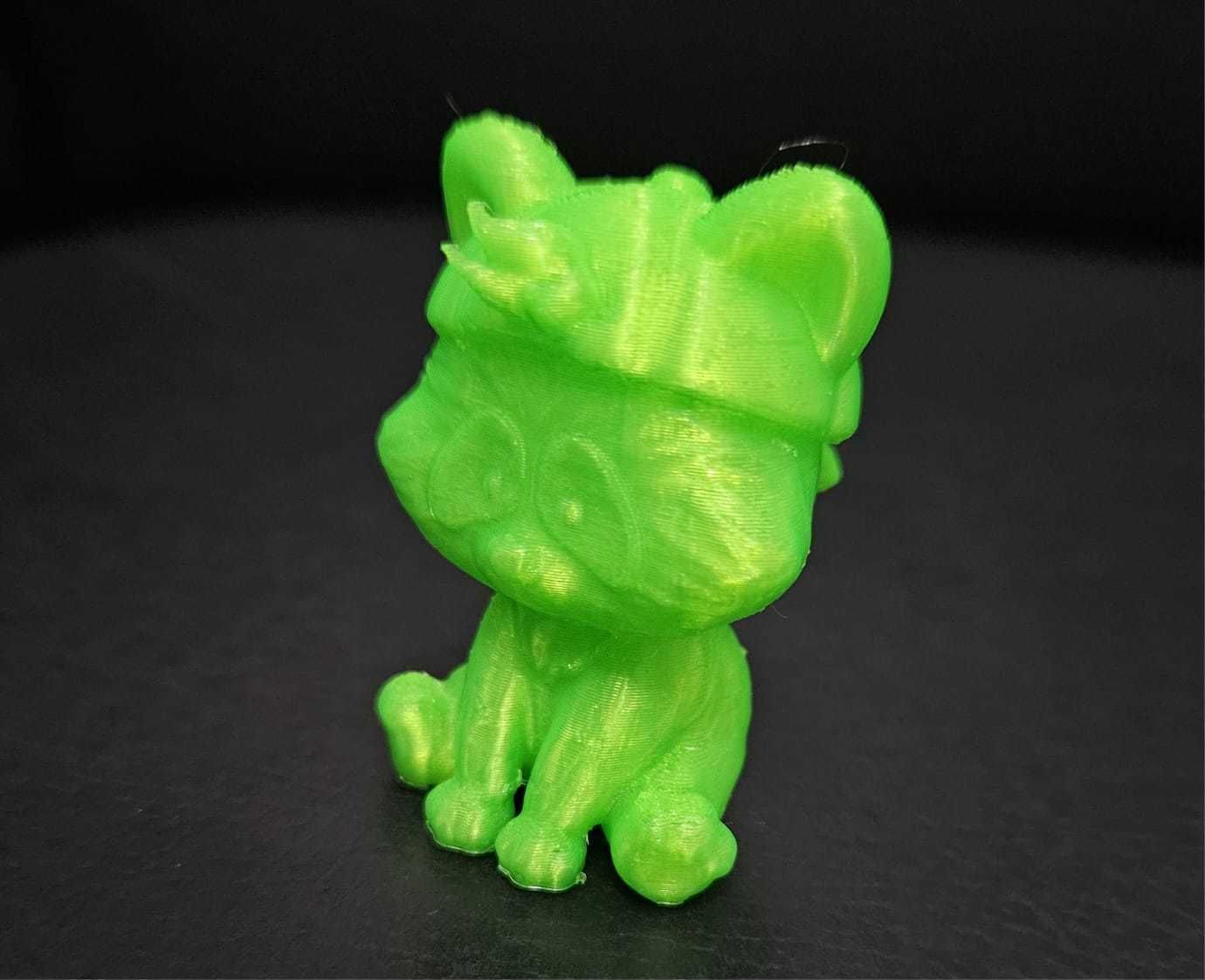 Raccoon Wearing a Cap 3D print model_12