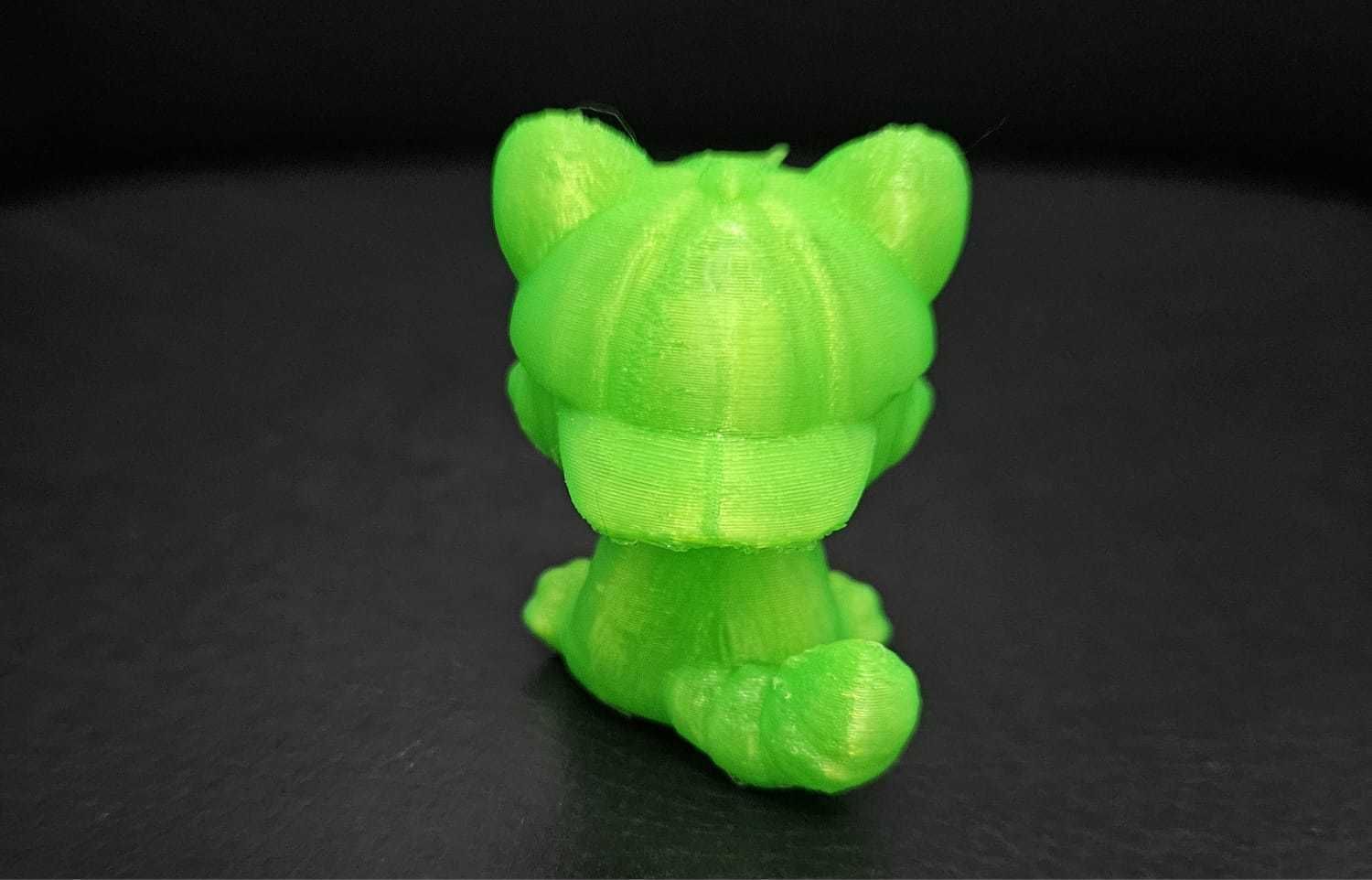 Raccoon Wearing a Cap 3D print model_8