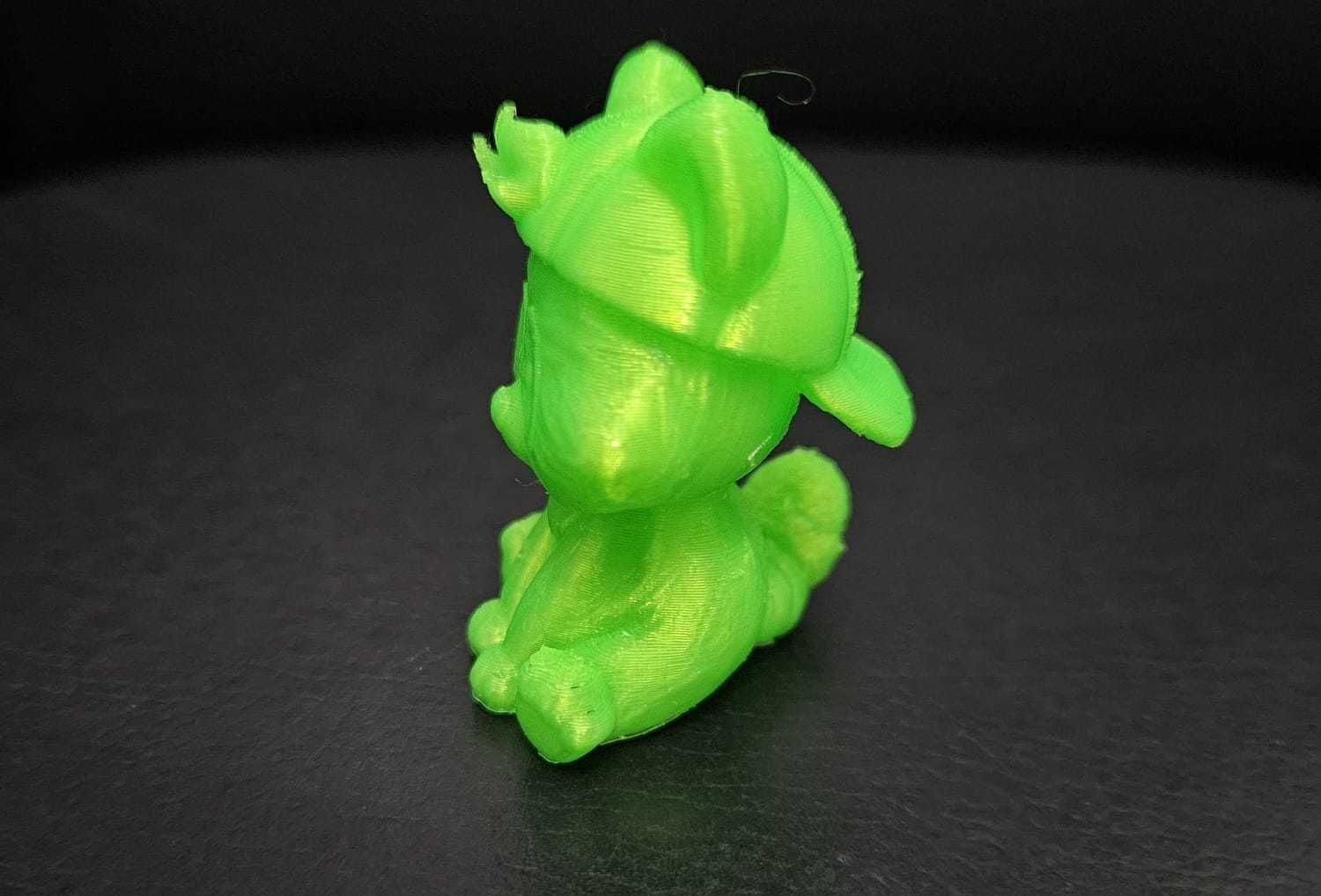 Raccoon Wearing a Cap 3D print model_11