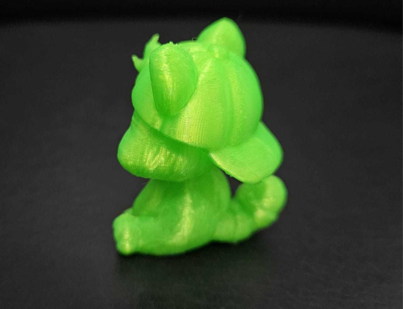 Raccoon Wearing a Cap 3D print model_10