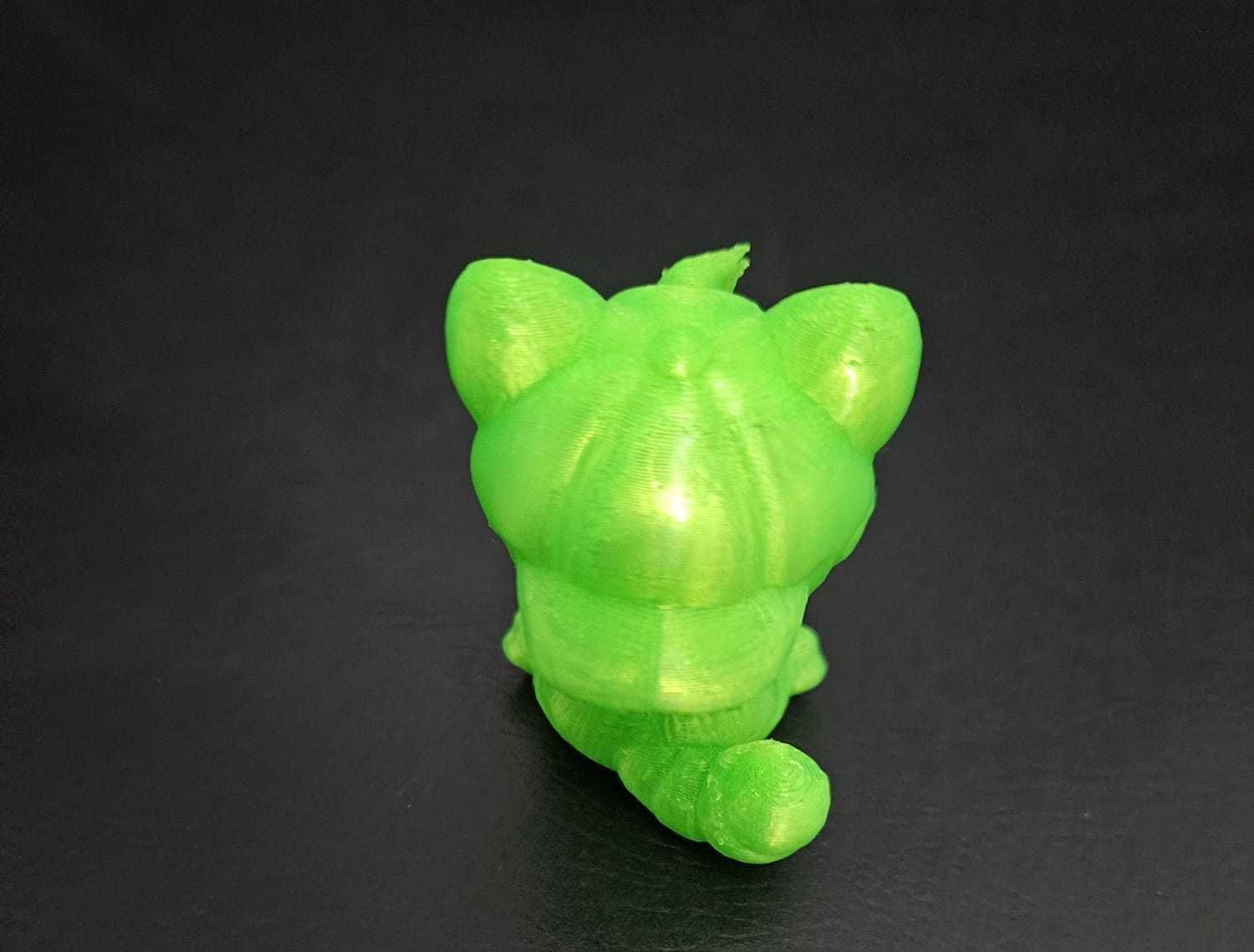 Raccoon Wearing a Cap 3D print model_9