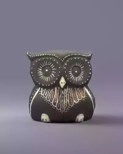 S00075 Owl figurine