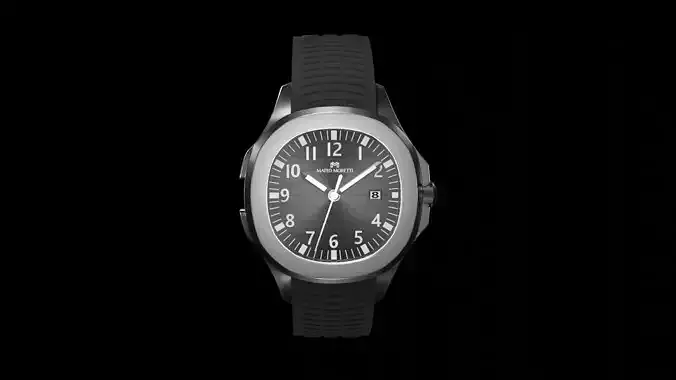 patek philippe aquanaut replica watch Free 3D model