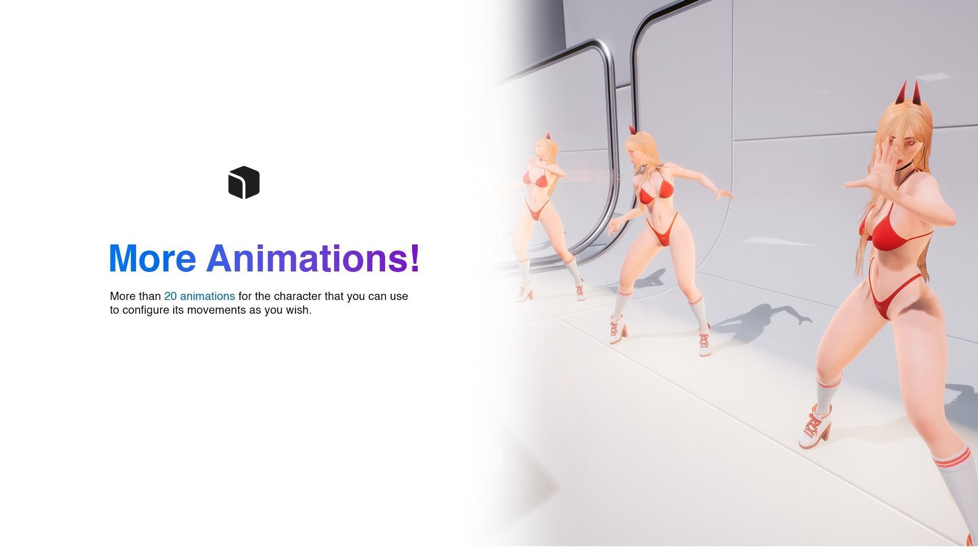 Power - Chainsaw Man - 3D Blender - UE4 Low-poly 3D model_15