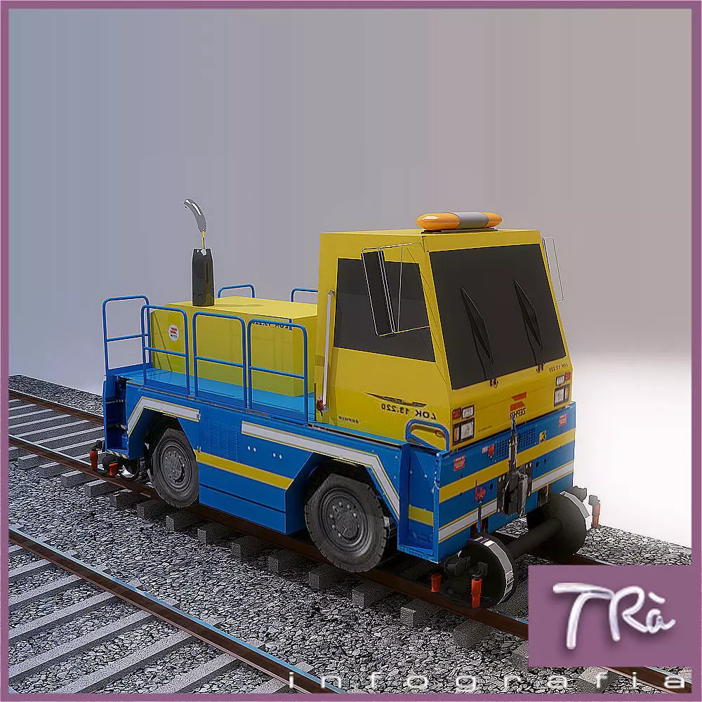 LOCOMOTIVE TRACTOR 3D model