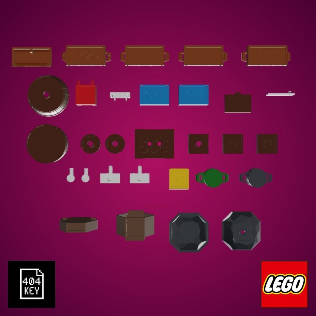 Collection of 30 unique 3D LEGO models 3D print model_3