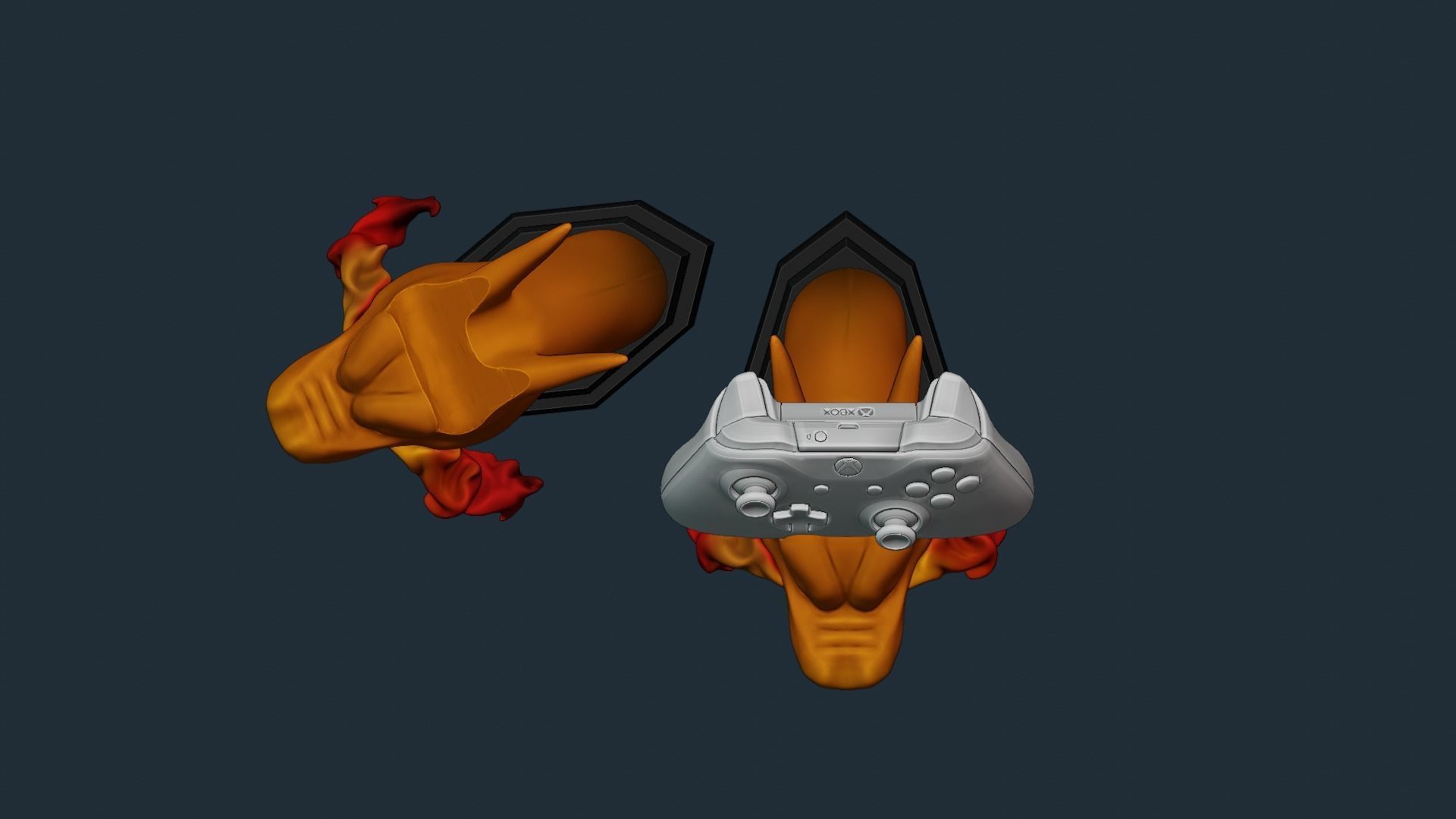 CHARIZARD JOYSTICK STAND - POKEMON 3D print model_3