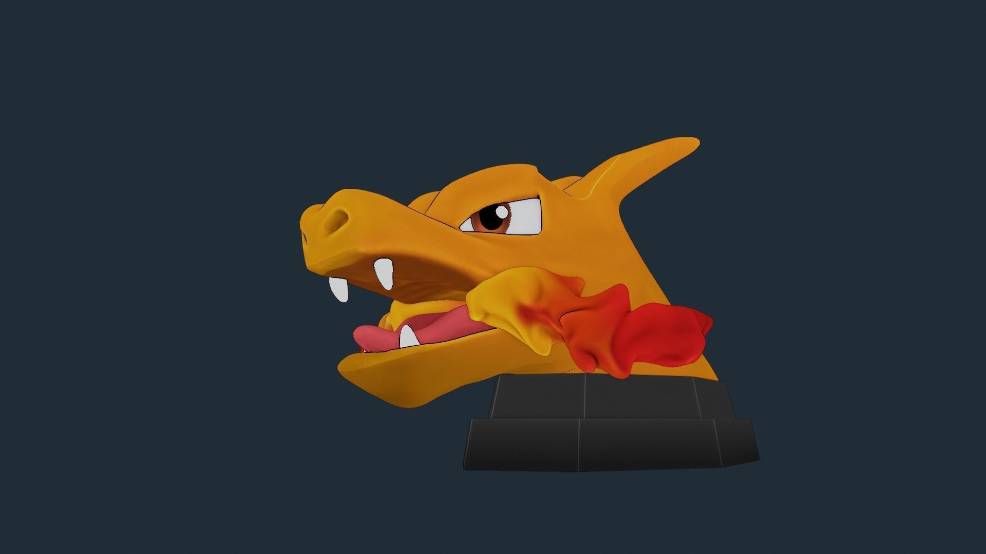 CHARIZARD JOYSTICK STAND - POKEMON 3D print model_12