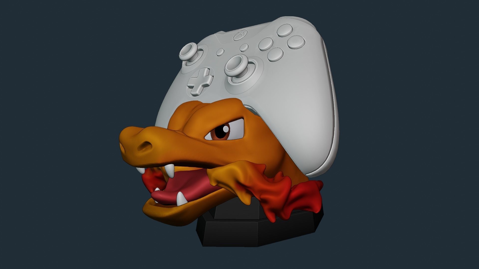 CHARIZARD JOYSTICK STAND - POKEMON 3D print model_1
