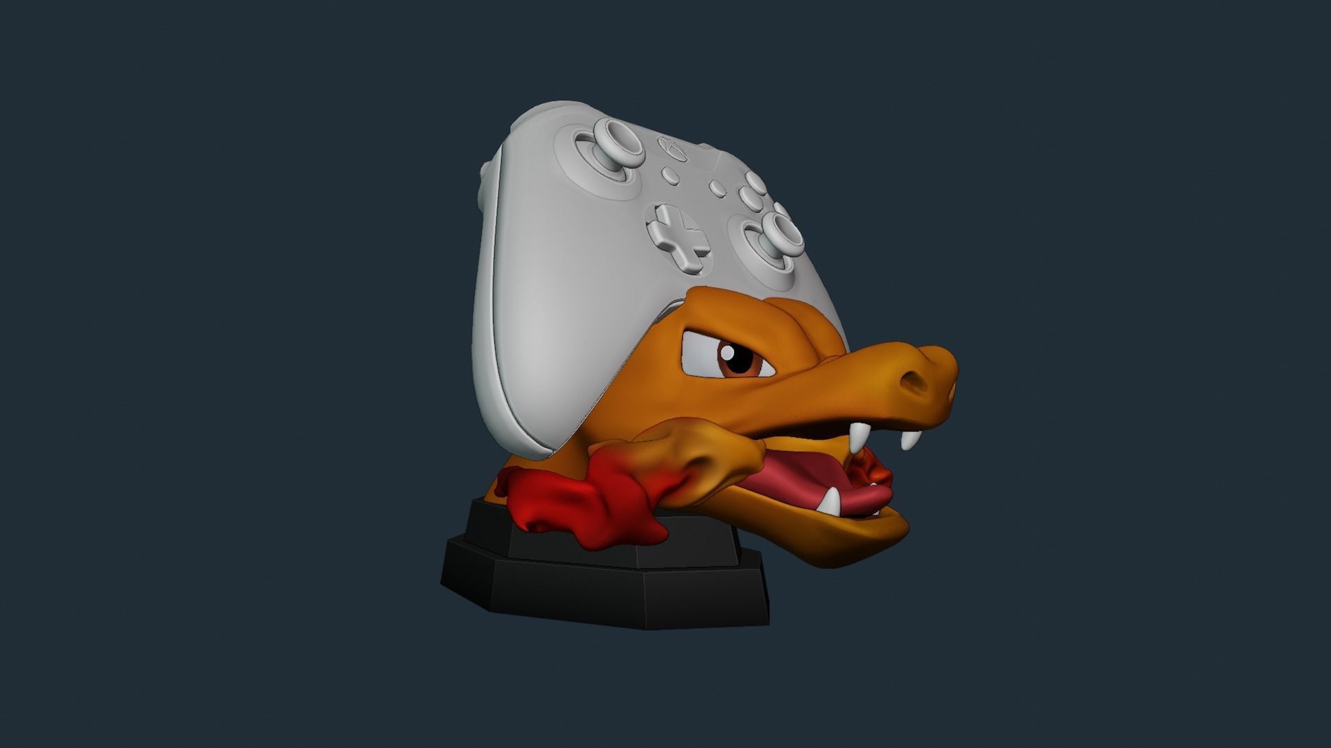 CHARIZARD JOYSTICK STAND - POKEMON 3D print model_10