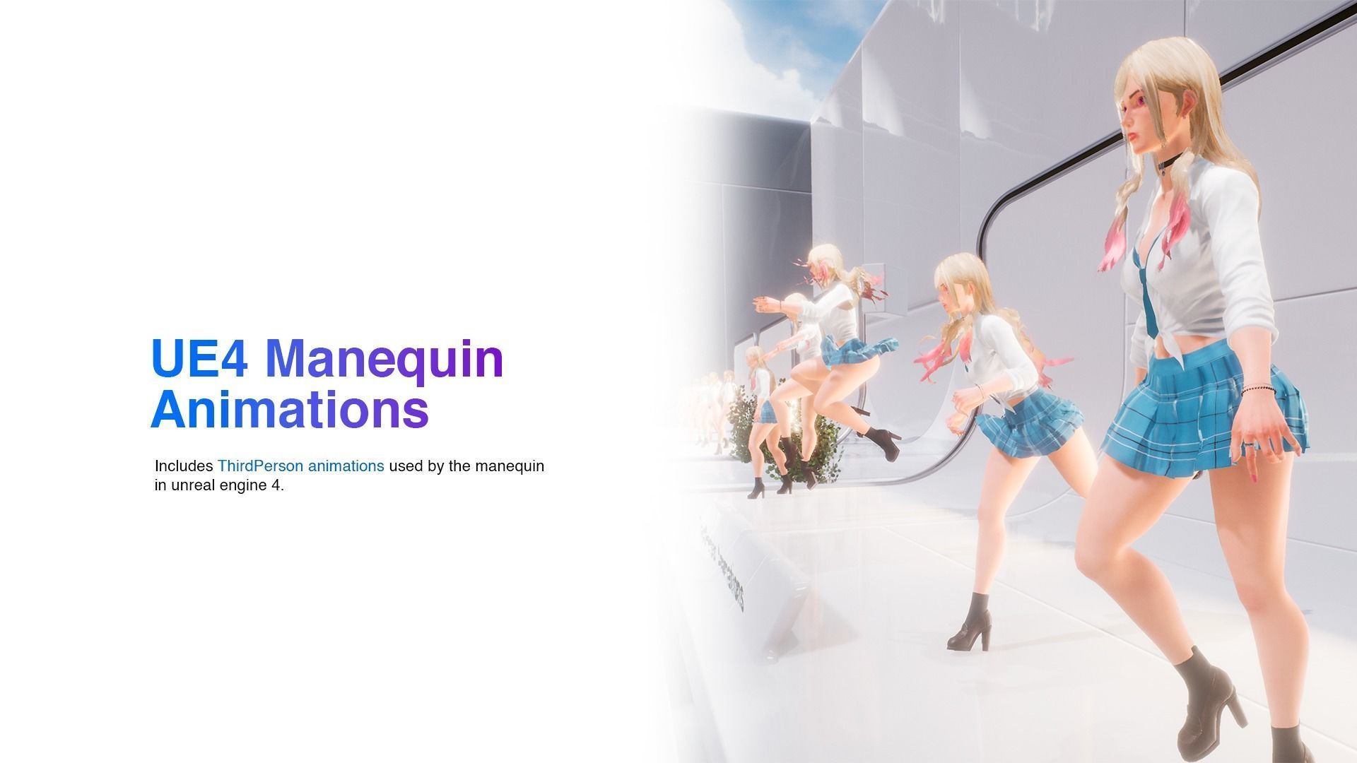 Marin Kitagawa - Game Ready 3D model Low-poly 3D model_15