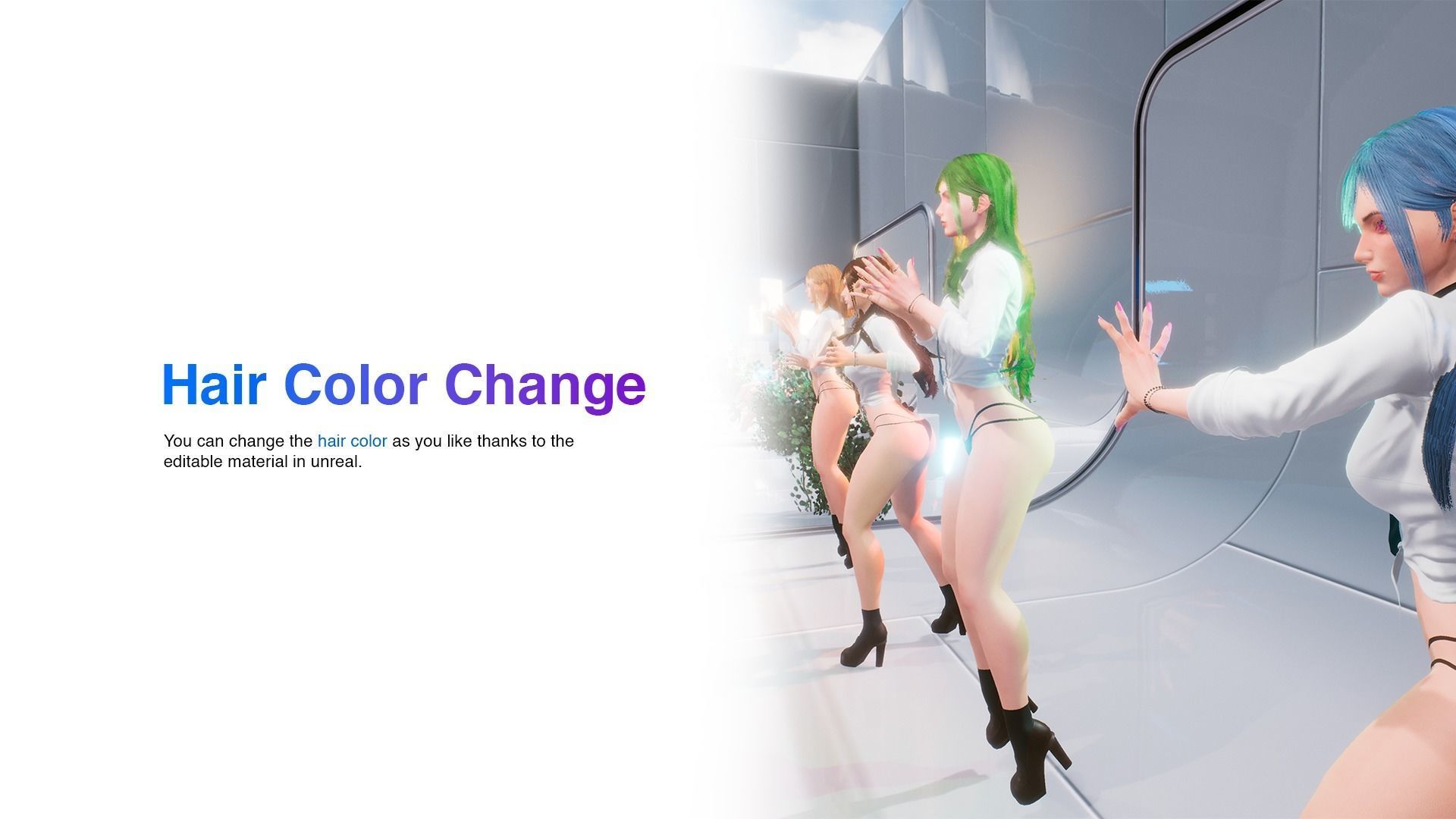 Marin Kitagawa - Game Ready 3D model Low-poly 3D model_12