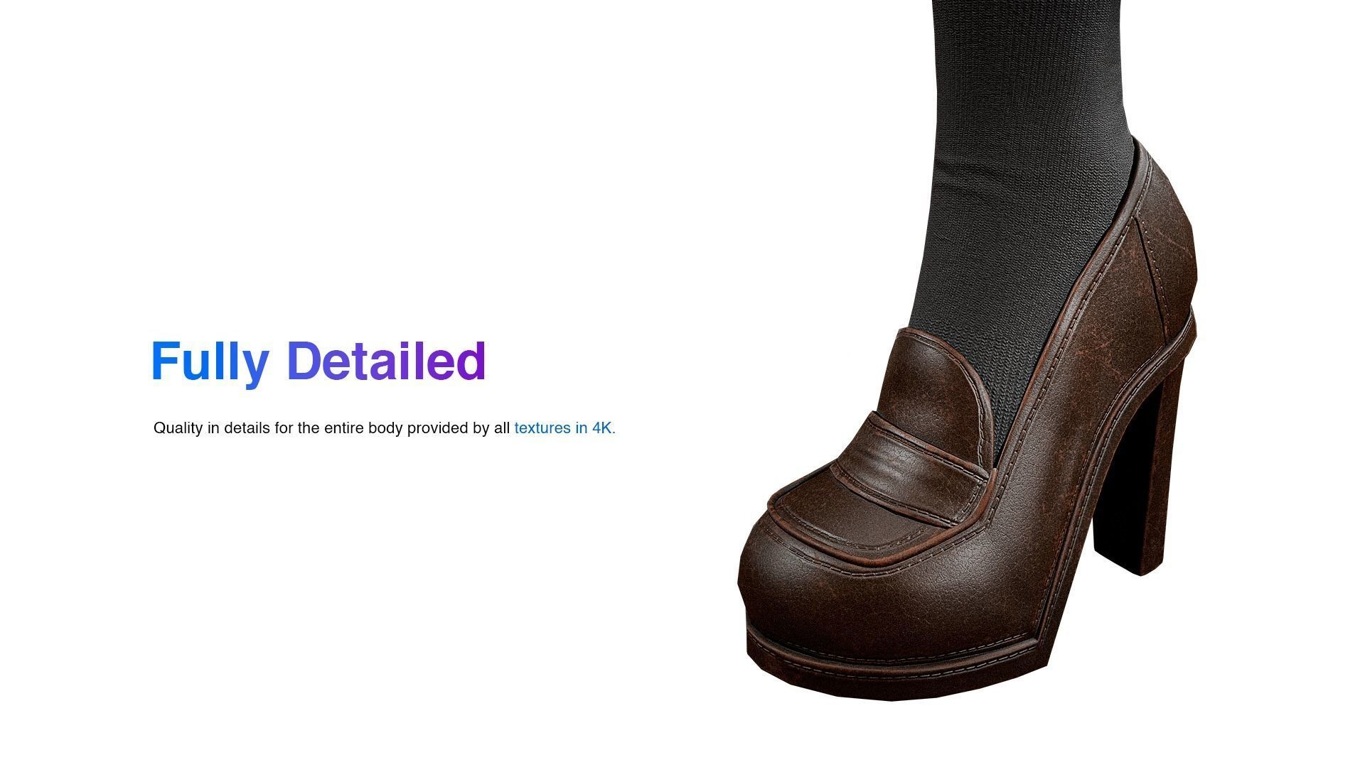 Marin Kitagawa - Game Ready 3D model Low-poly 3D model_3