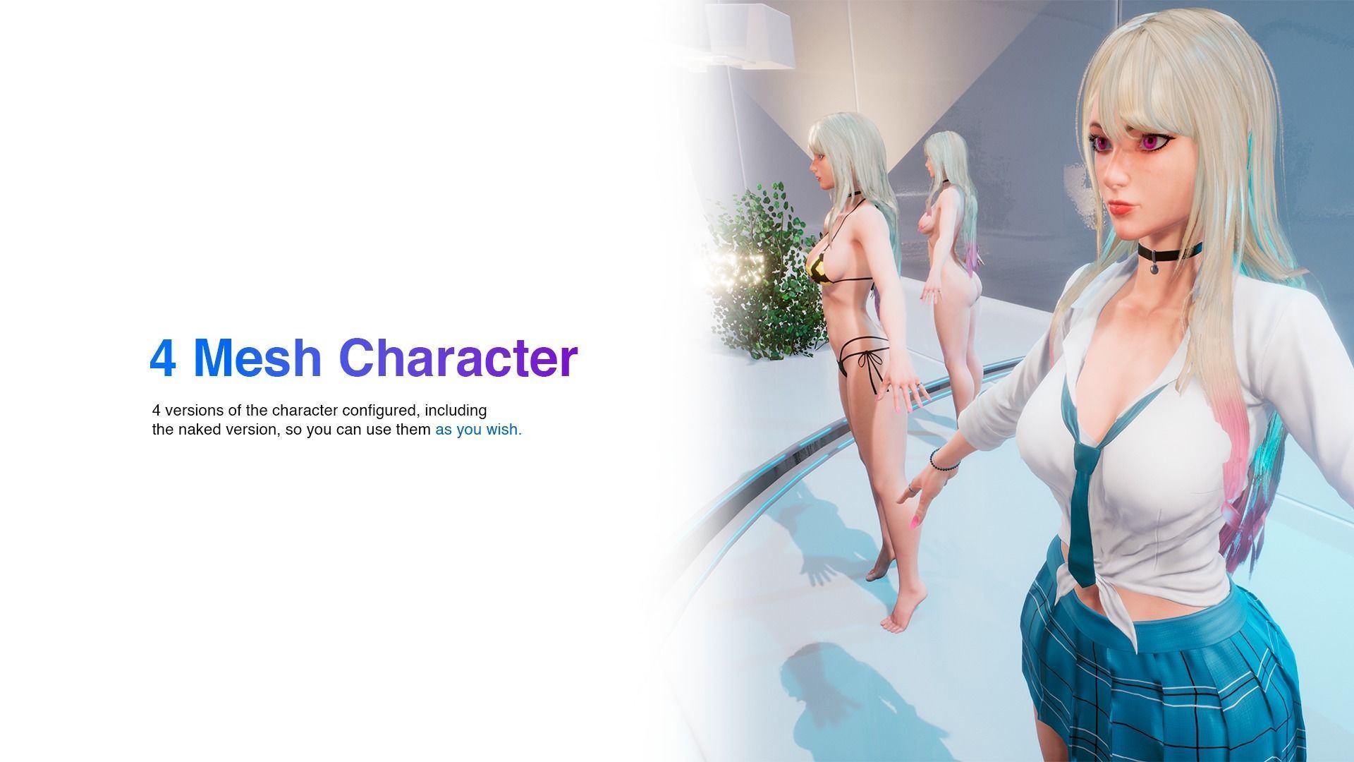 Marin Kitagawa - Game Ready 3D model Low-poly 3D model_14