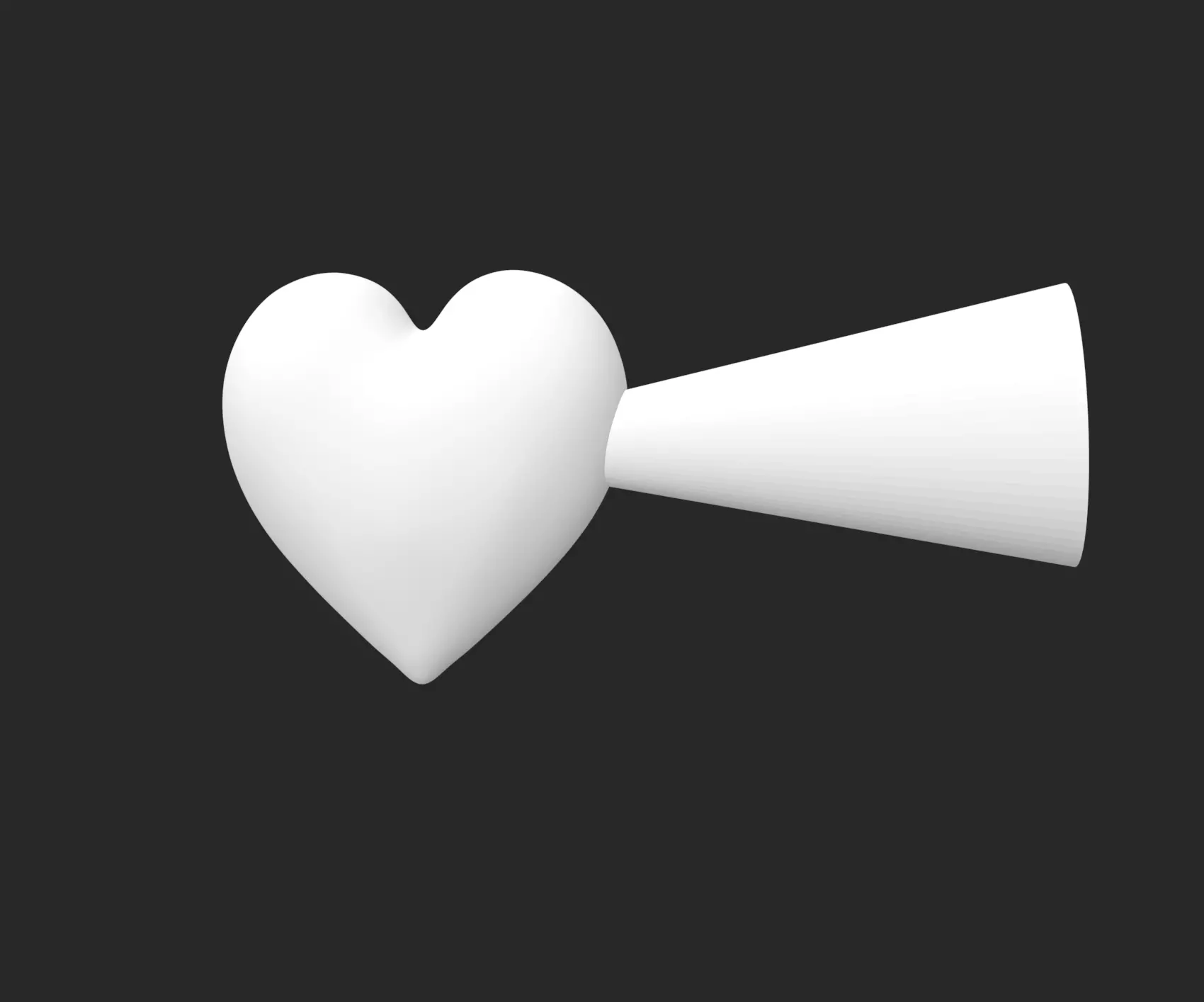 Heart STL for Sand-casting  for Jewellery pendants etc 3D print model_0