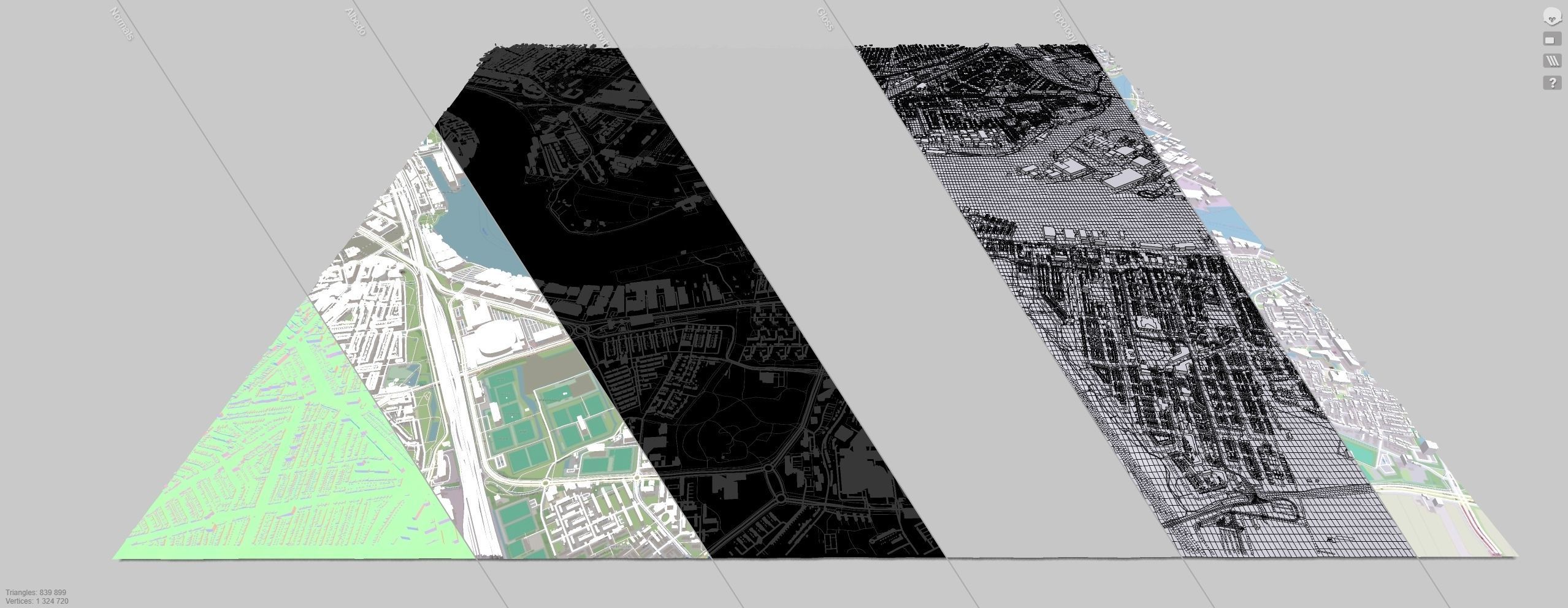 Cityscape Rotterdam Holland 3D model_23