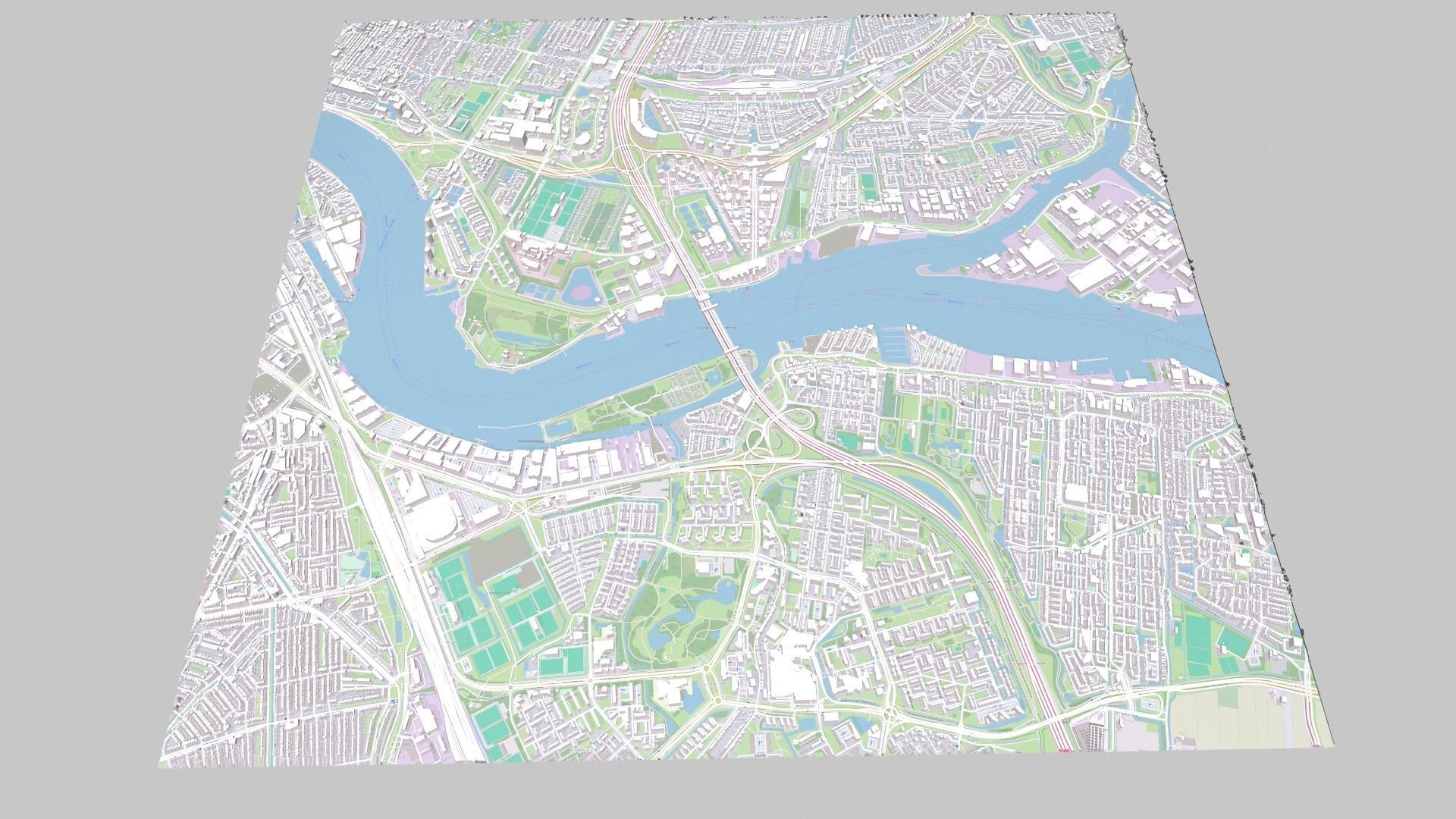Cityscape Rotterdam Holland 3D model_12