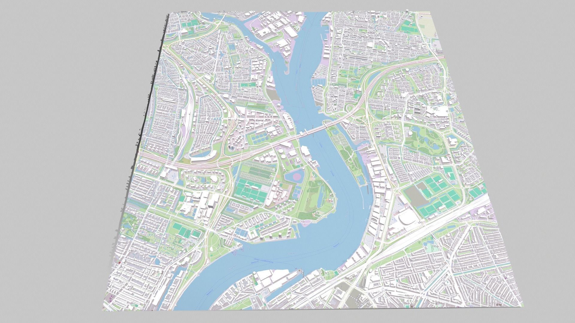 Cityscape Rotterdam Holland 3D model_15