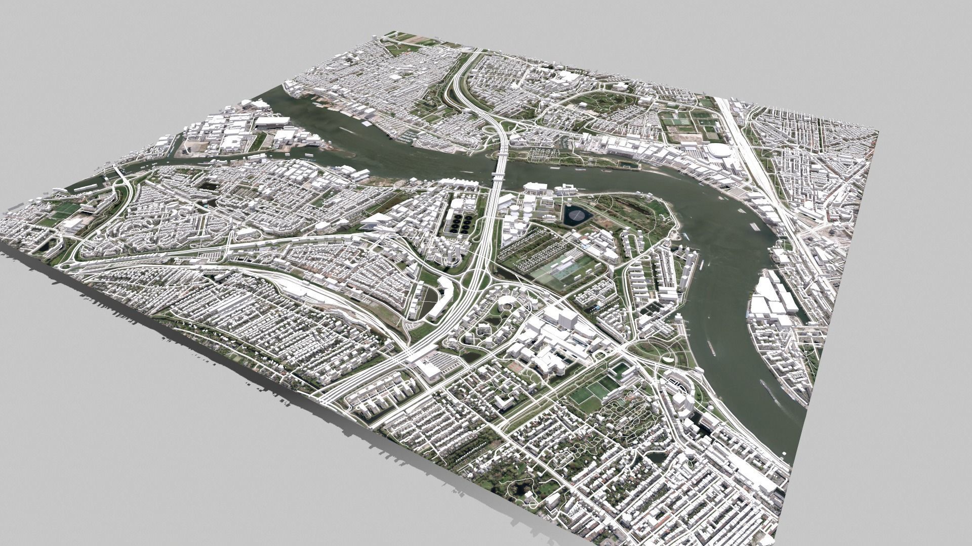 Cityscape Rotterdam Holland 3D model_16
