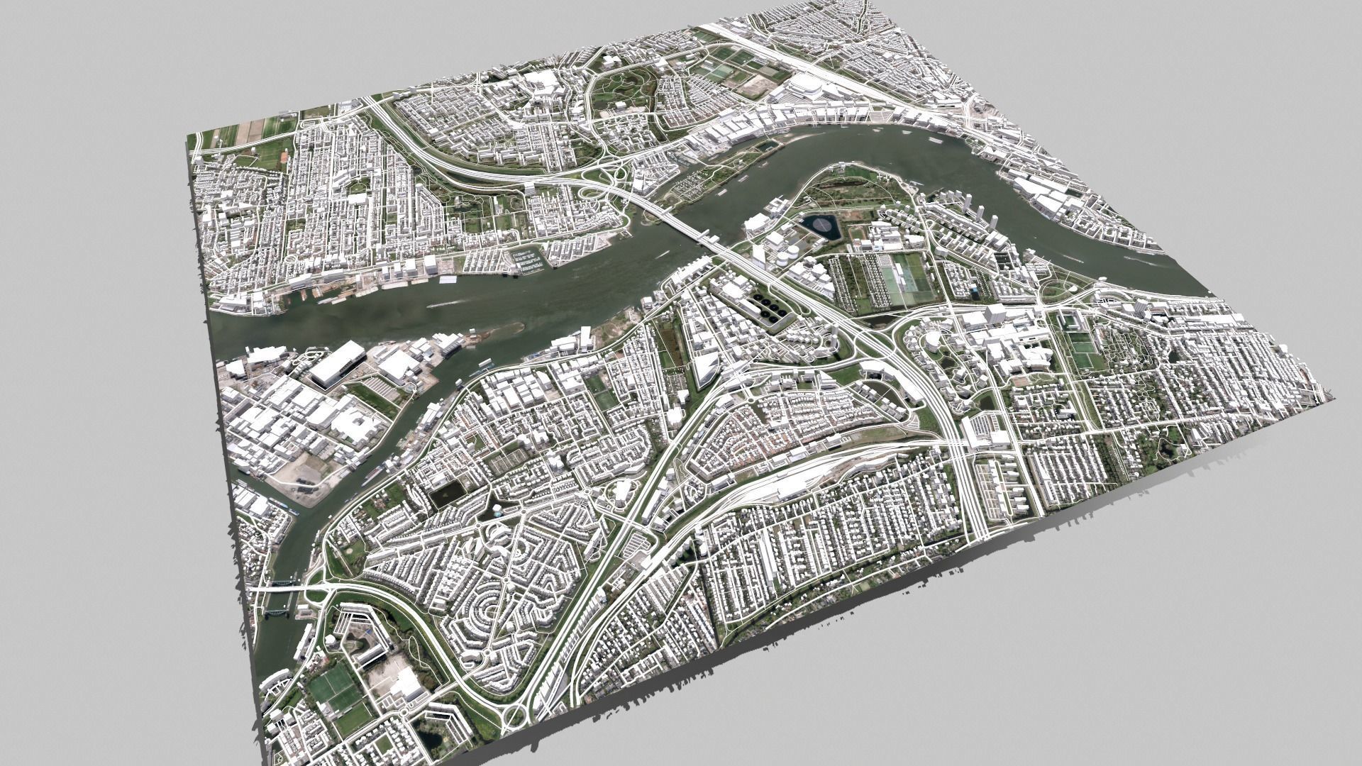 Cityscape Rotterdam Holland 3D model_20