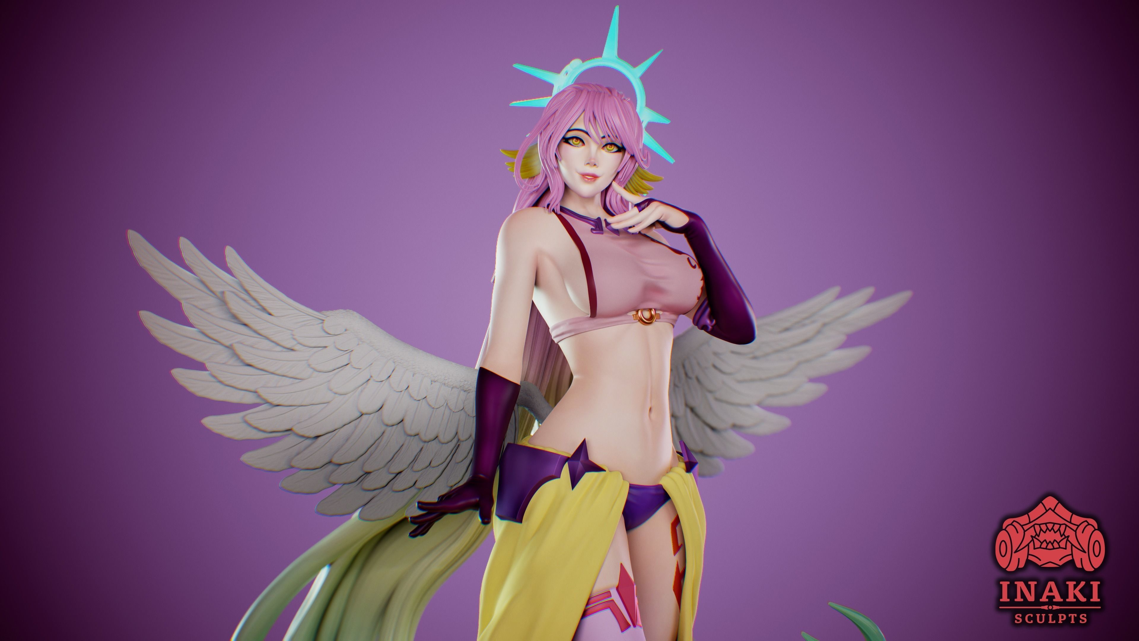Jibril - No Game No Life 3D print model_1