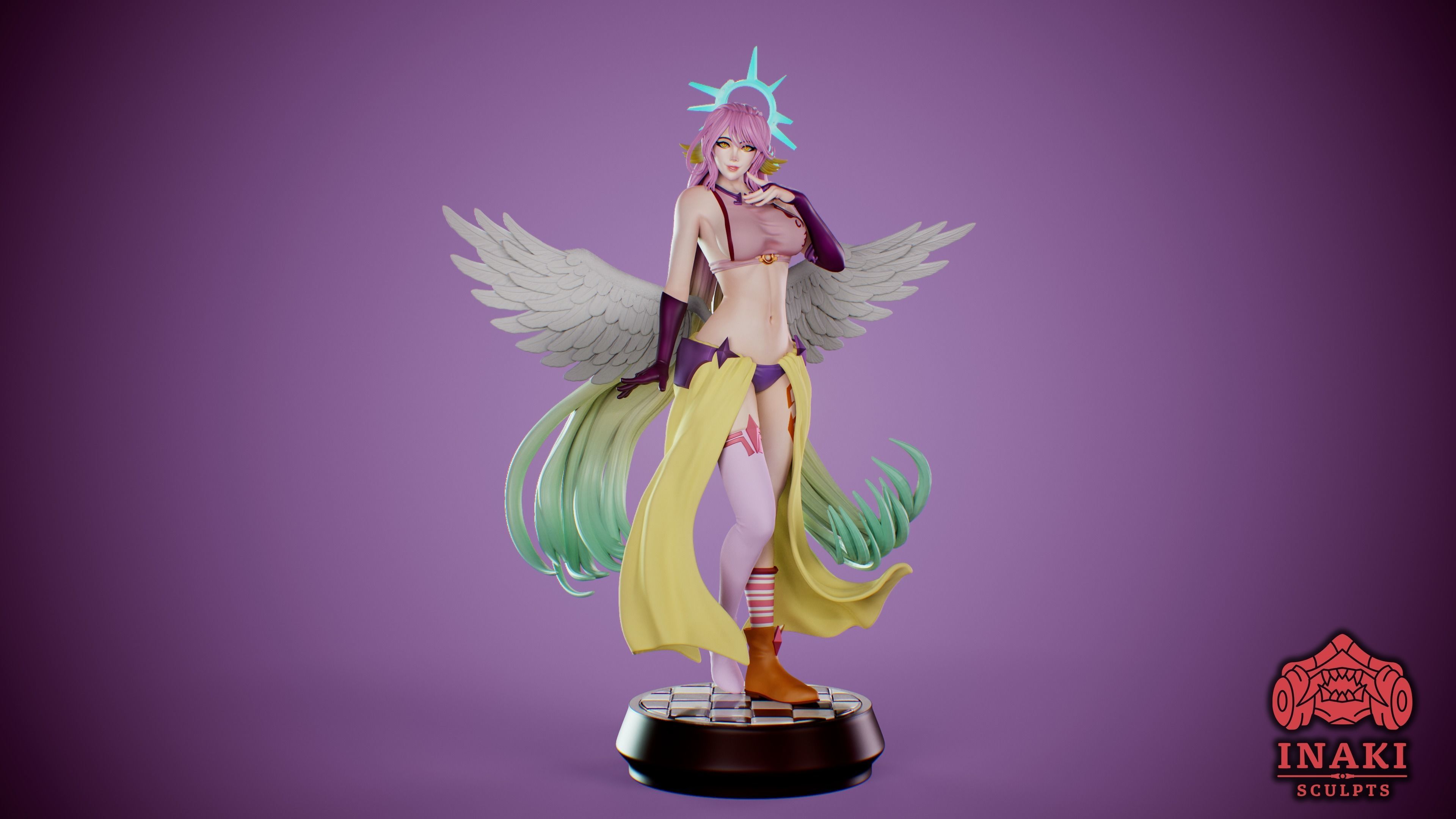 Jibril - No Game No Life 3D print model_2
