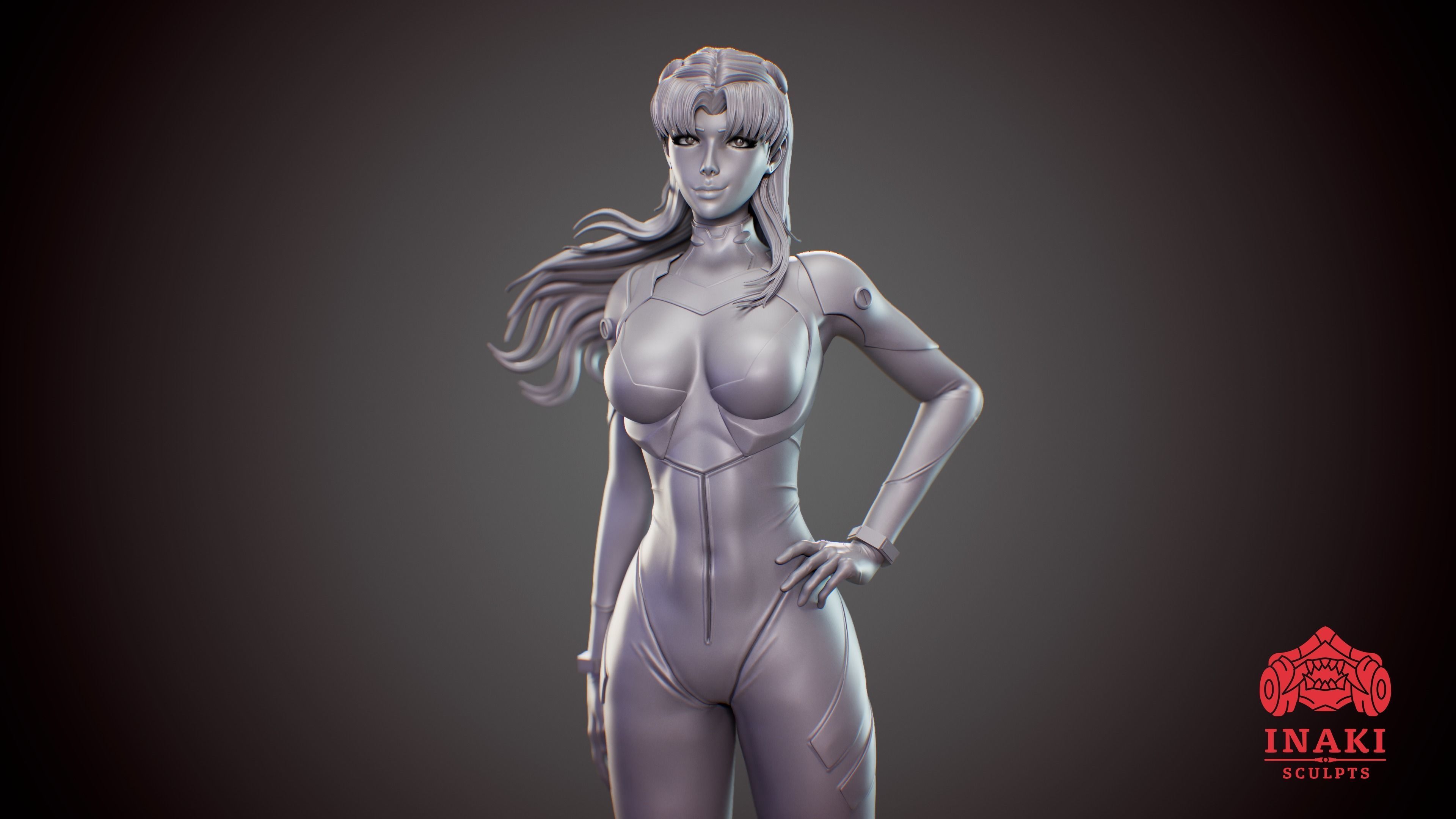 Misato - Evangelion 3D print model_3