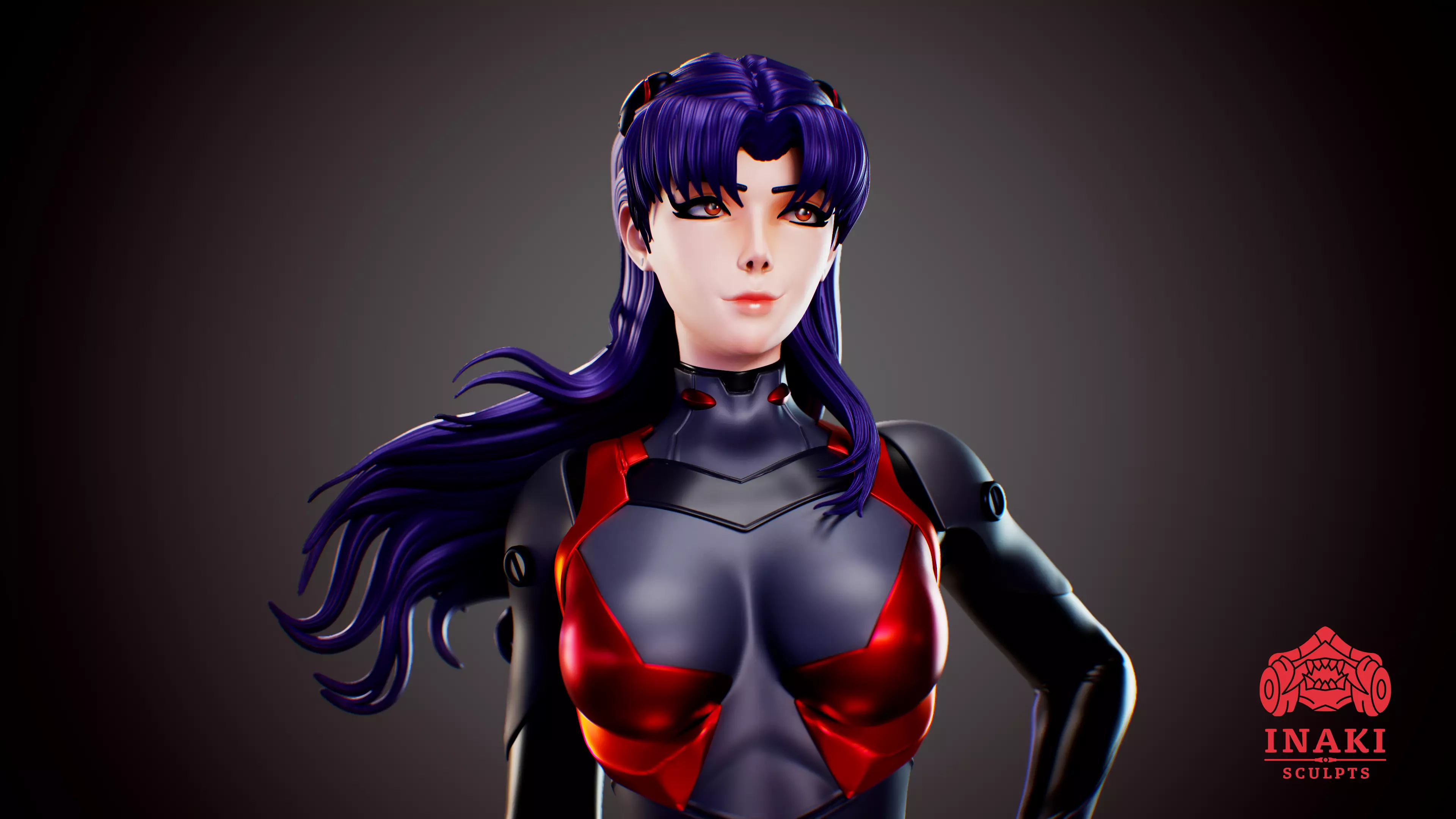 Misato - Evangelion 3D print model_0