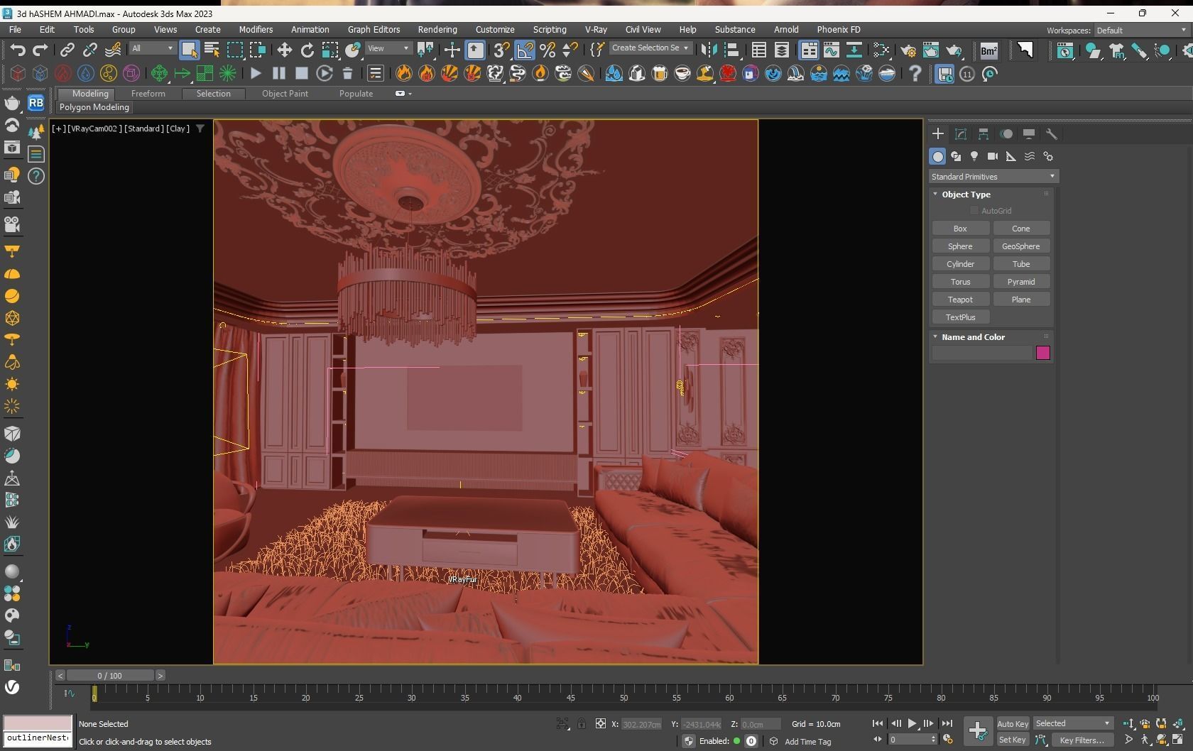 Neo Classic kitchen  3D model_7