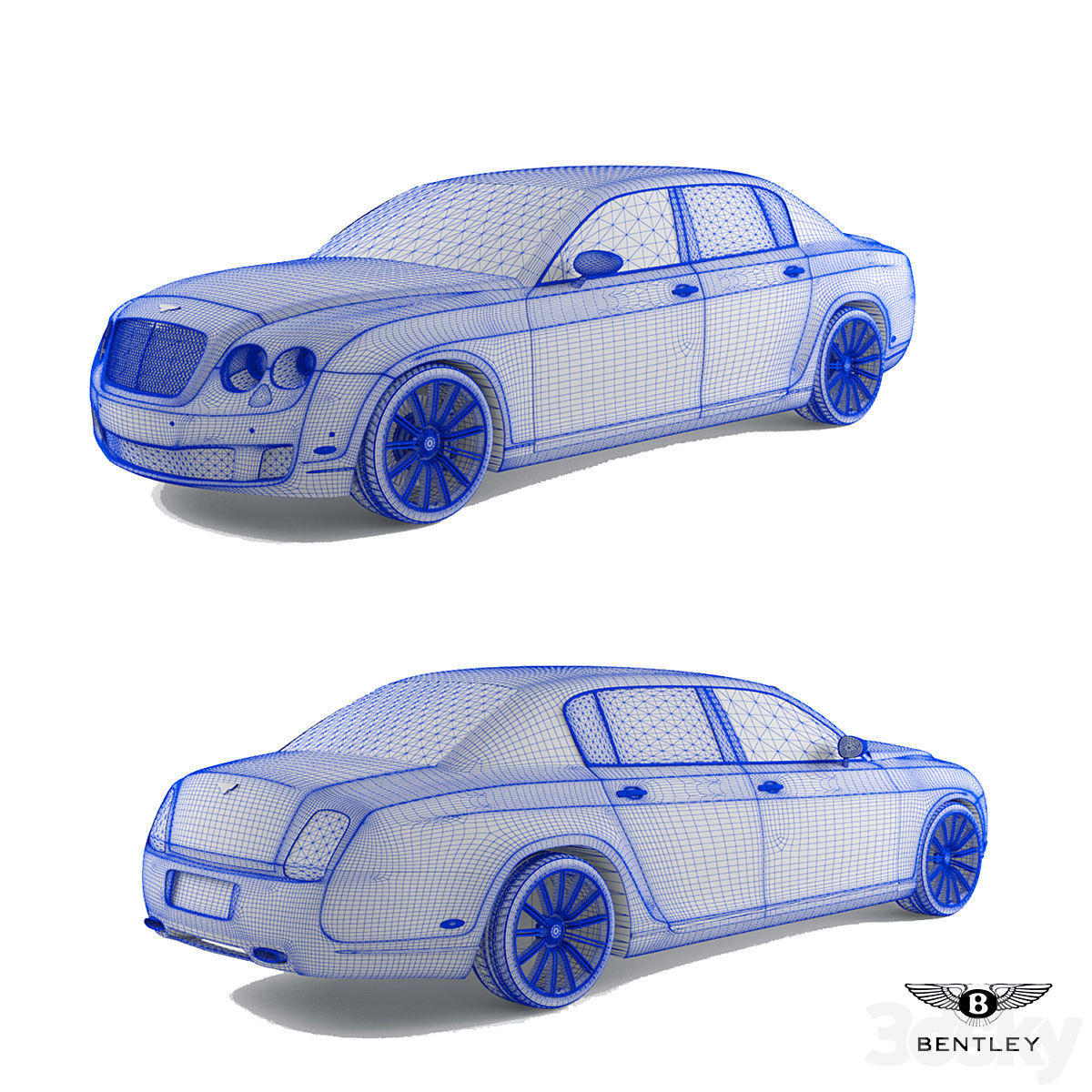 Bentley Flying Spur 3D model_1