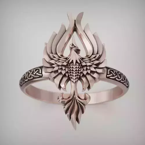 Fenix bird wings ring