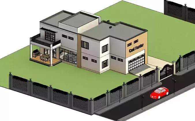 3D House Model 