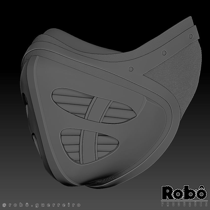 DUNE MOVIE MASK - PAUL ATREIDES FREMEN STILLSUIT MASK 3D print model_9
