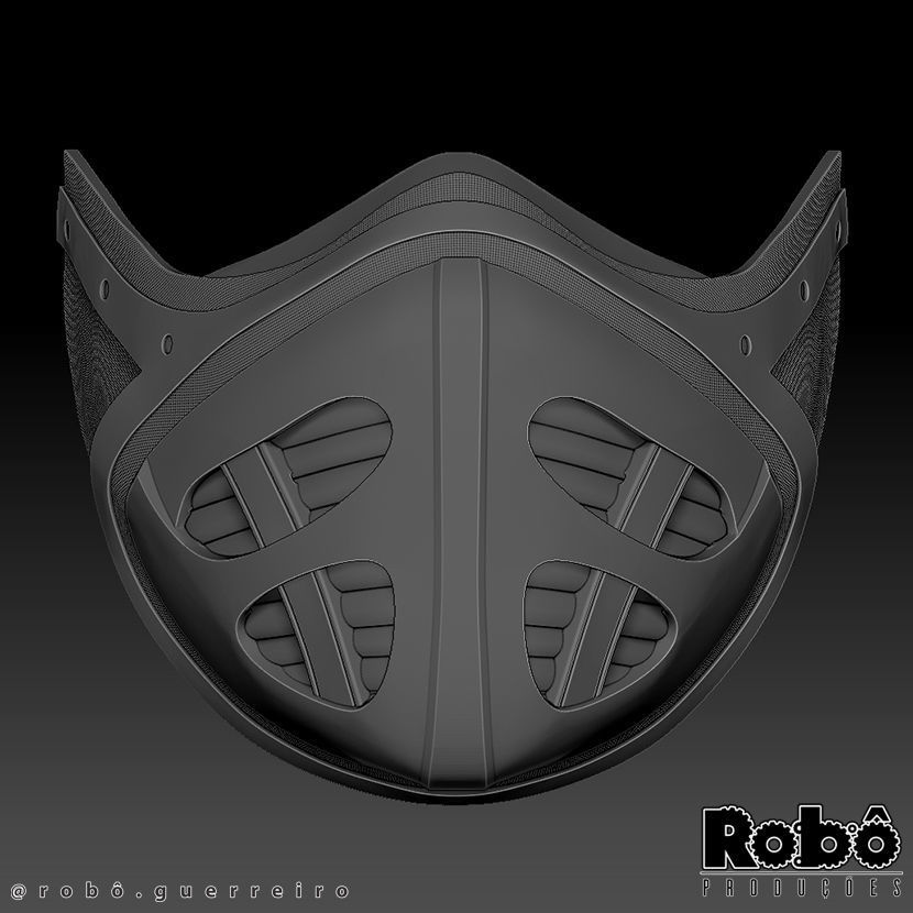 DUNE MOVIE MASK - PAUL ATREIDES FREMEN STILLSUIT MASK 3D print model_7