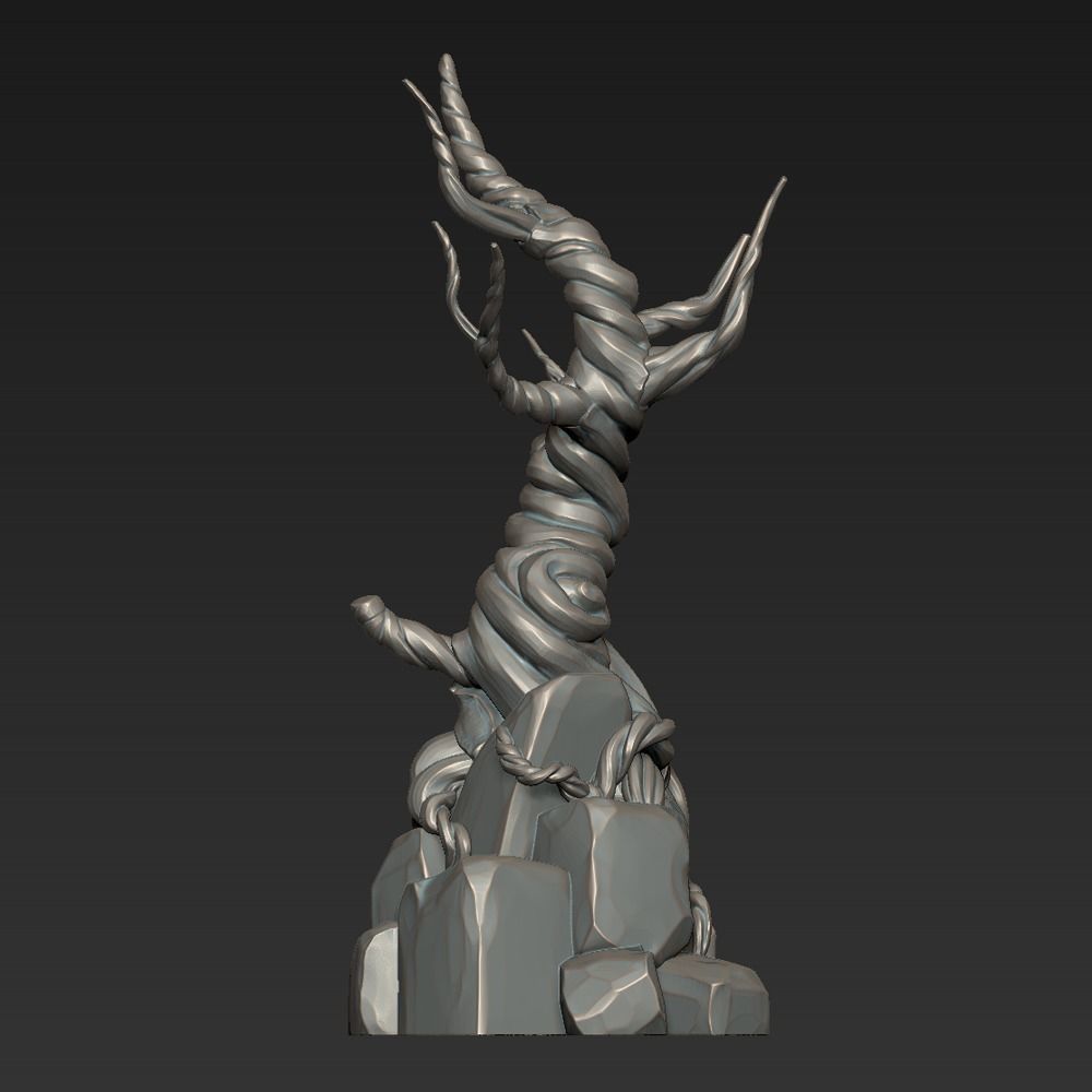 TwistedTree 3D print model_2