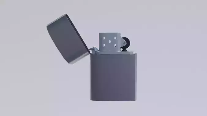 Zippo Lighter Low-poly 3D model