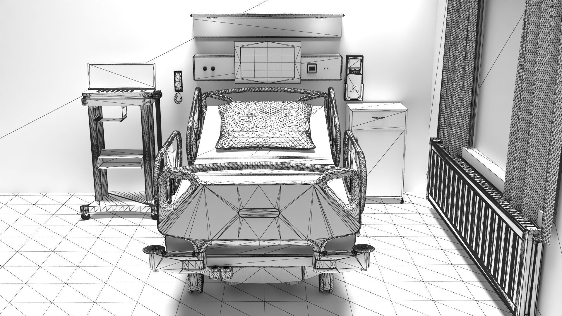 Intensive Care Unit 2 3D model_19
