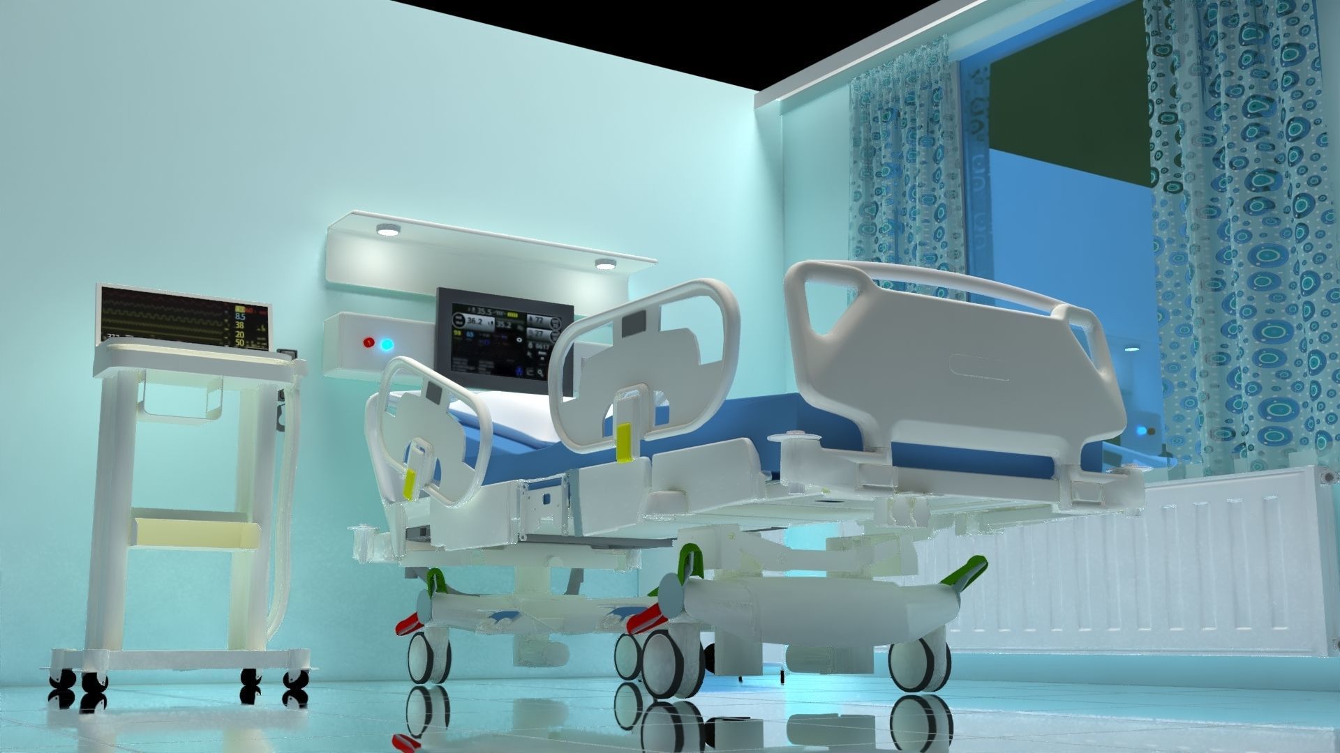 Intensive Care Unit 2 3D model_5