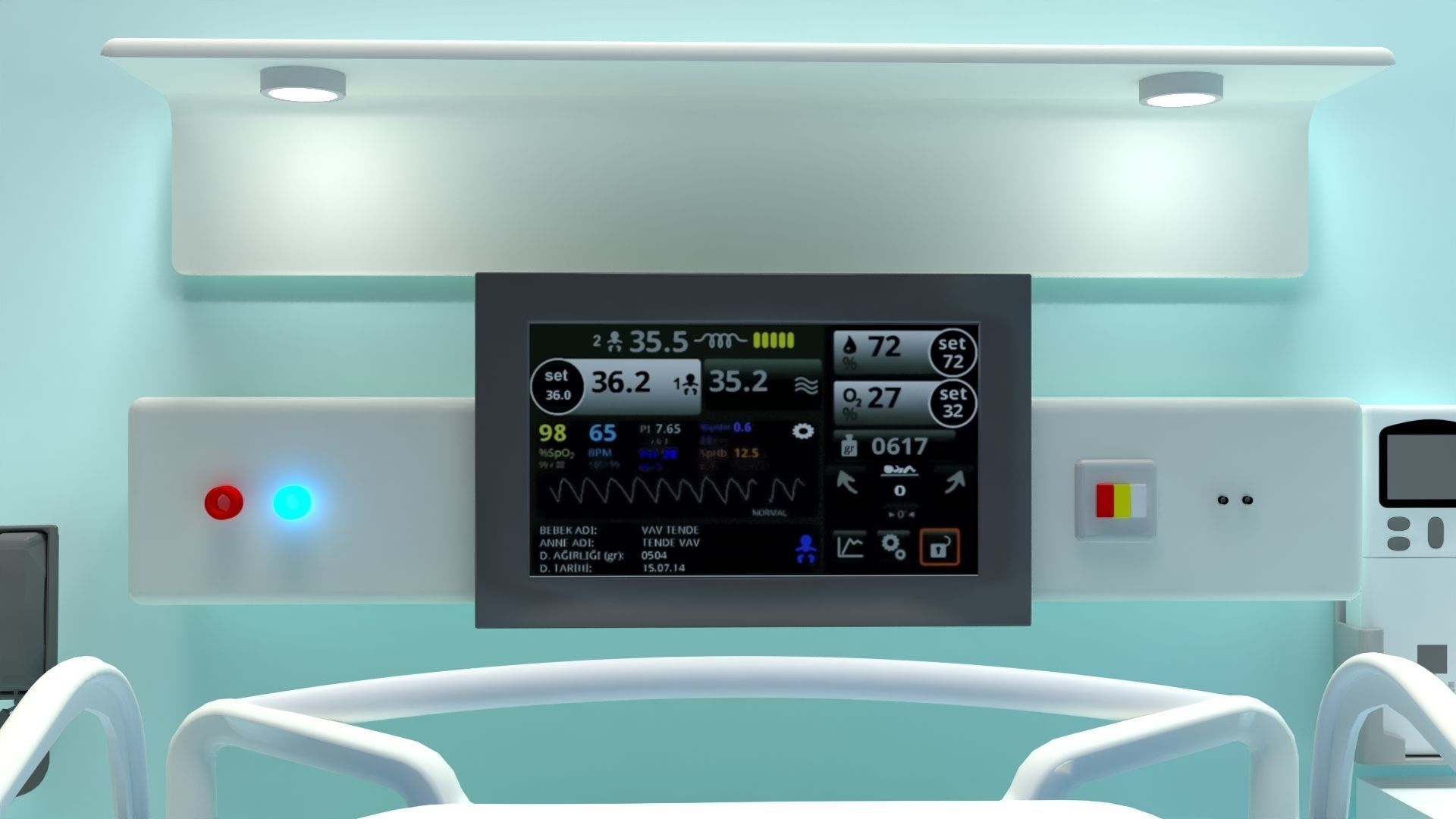 Intensive Care Unit 2 3D model_4
