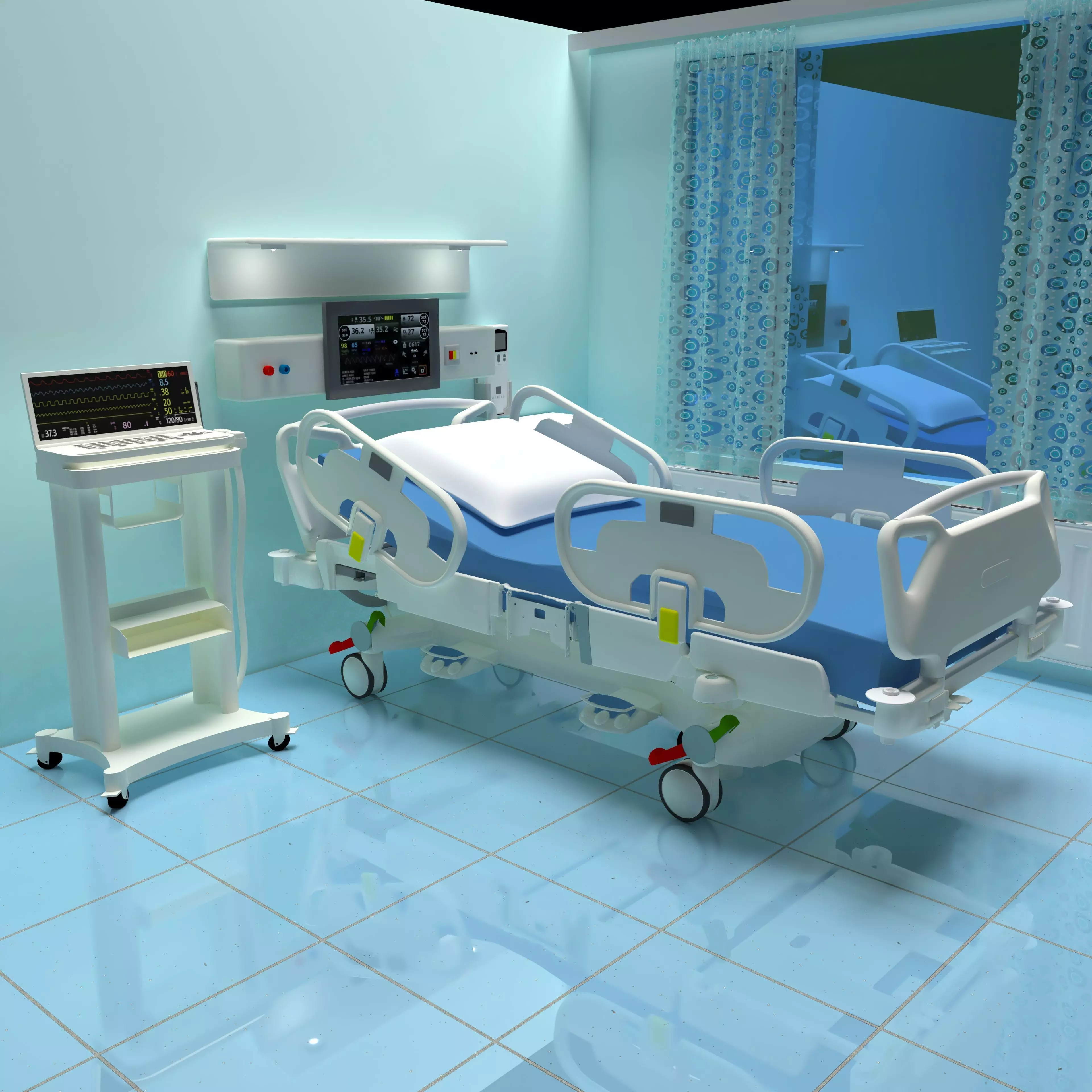 Intensive Care Unit 2 3D model_0